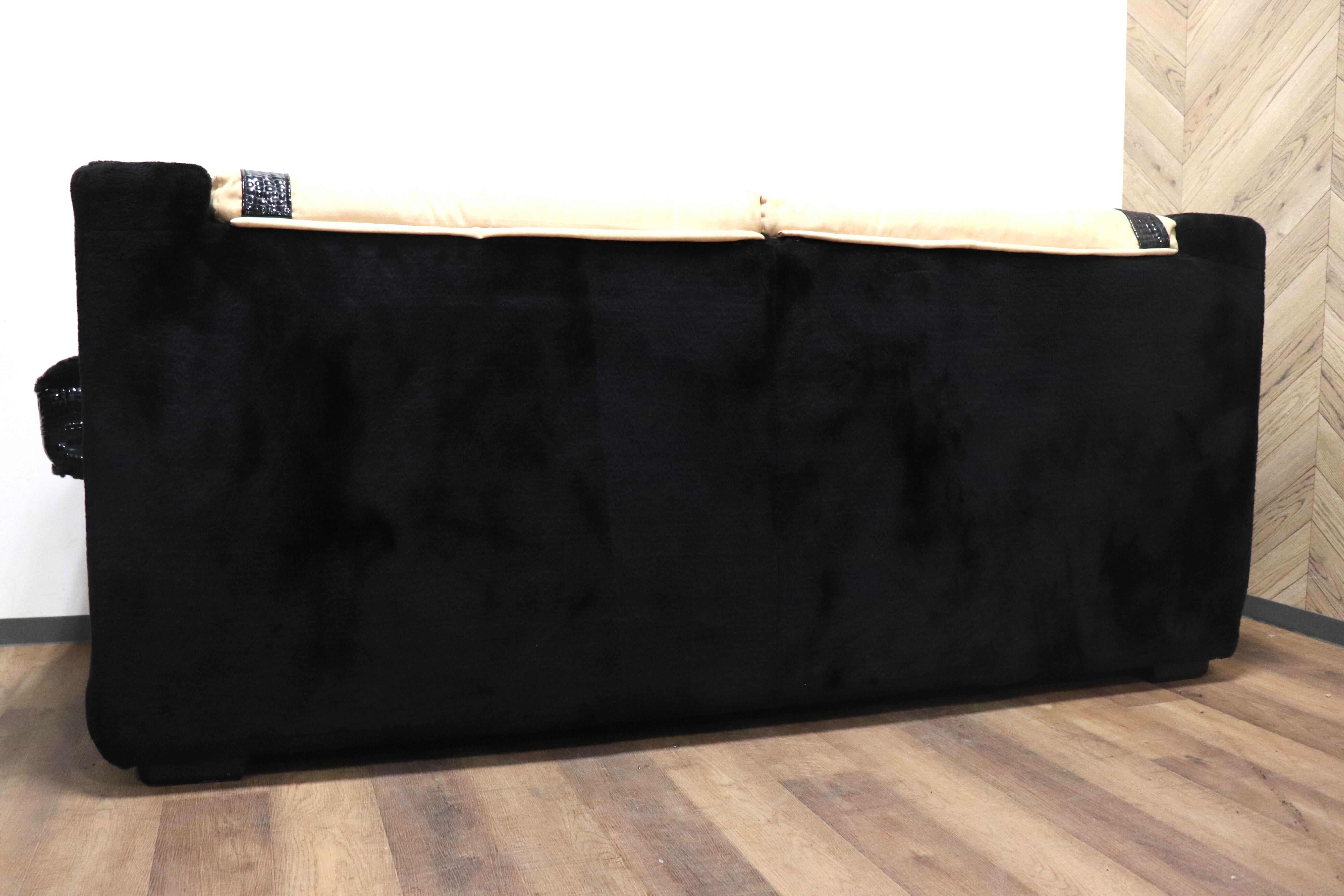 GMHK293A○Fromitaria / フォルミタリア Paolo GUCCI パオロ グッチ 3人掛けソファ トリプルソファ イタリア最高峰 布張り クラシック