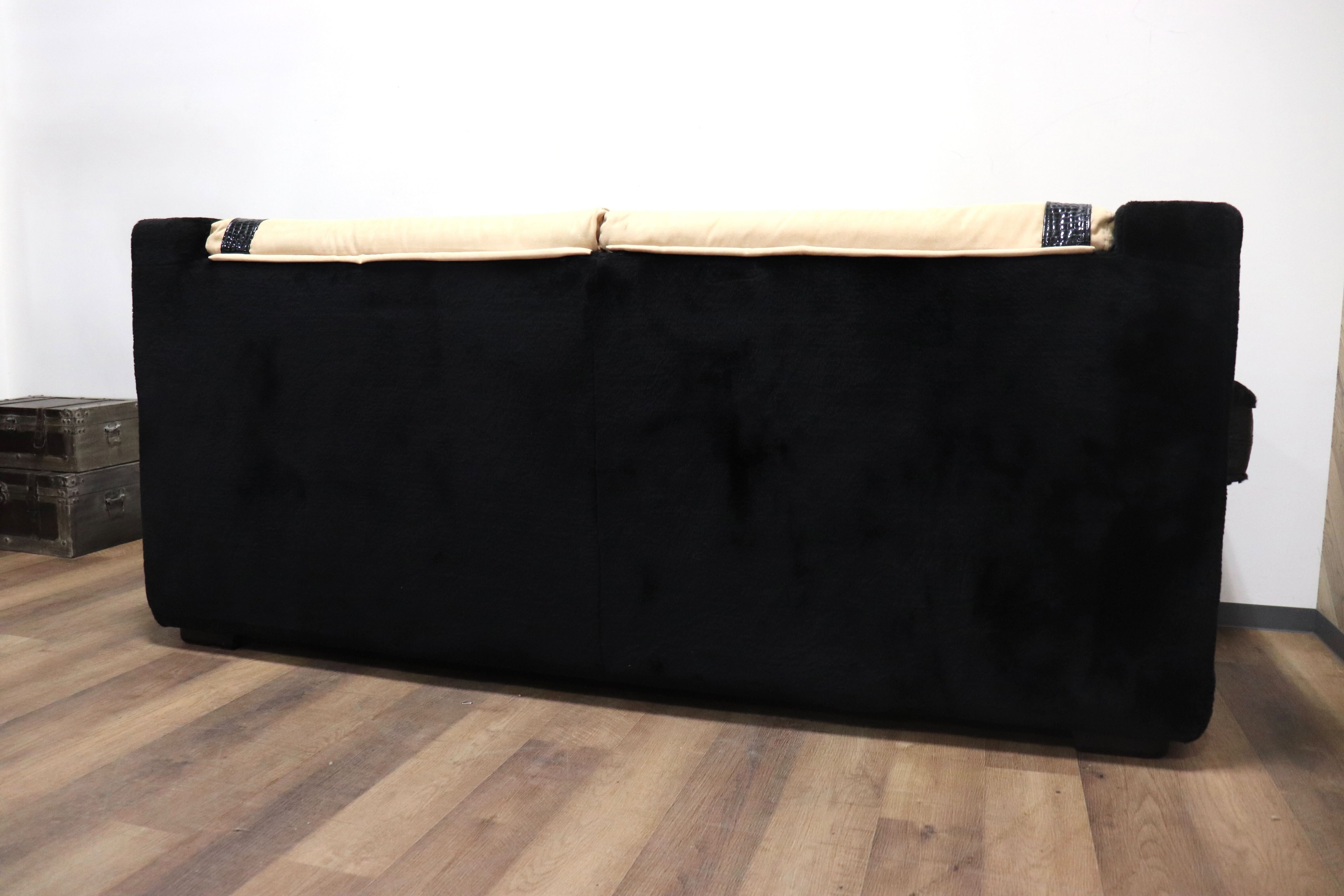 GMHK293A○Fromitaria / フォルミタリア Paolo GUCCI パオロ グッチ 3人掛けソファ トリプルソファ イタリア最高峰 布張り クラシック