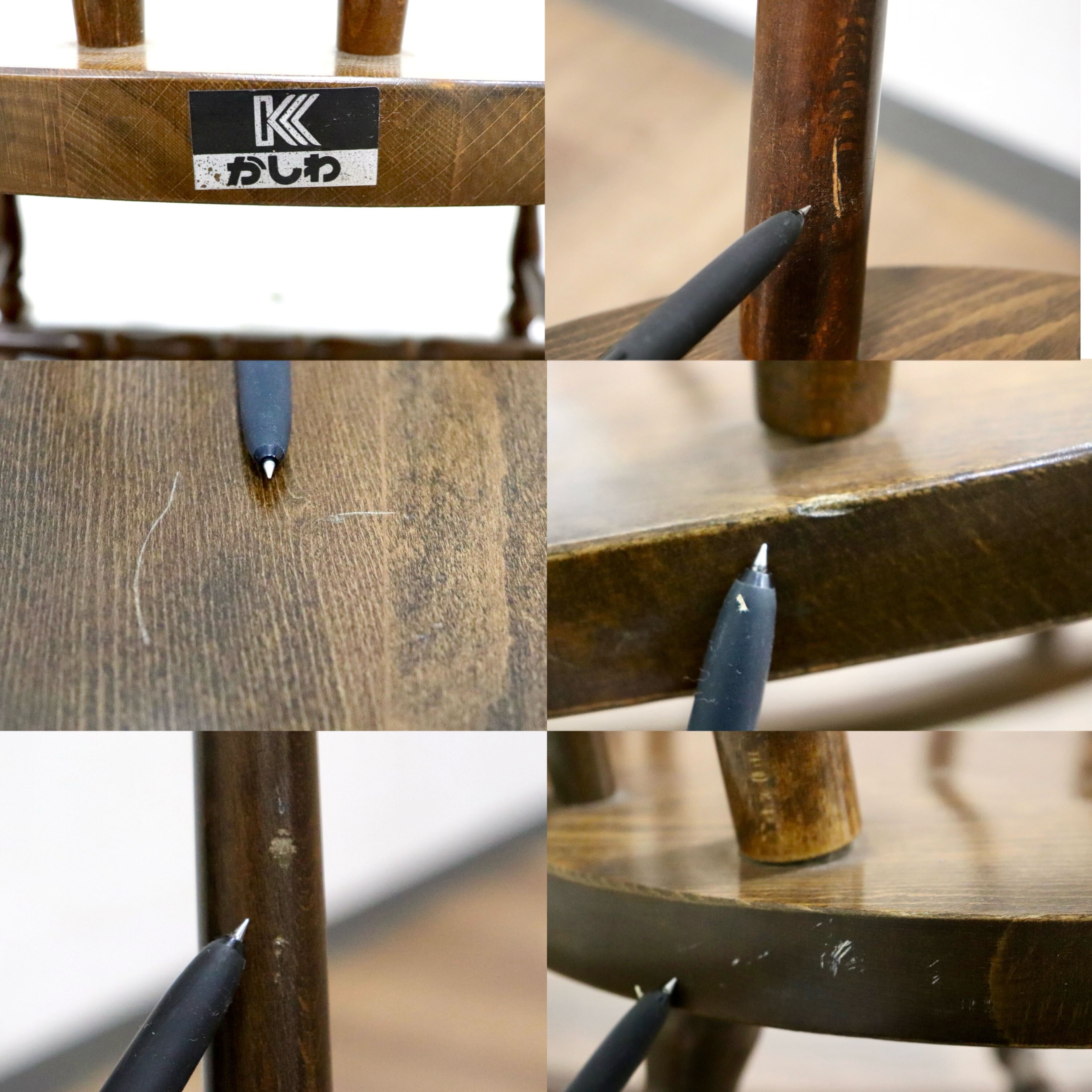 GMHK746○柏木工 / KASHIWA ロッキングチェア 揺り椅子 アームチェア 椅子 レトロ カントリー ノスタルジック アンティーク 飛騨家具