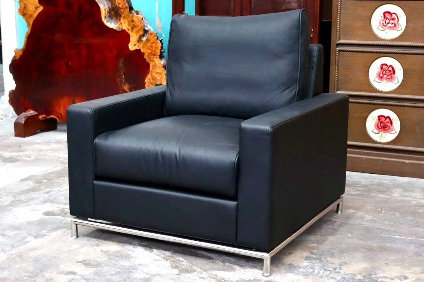 GMIK881○crastina / クラスティーナ ULTIMA ウルティマ 1人掛けソファ シングルソファ アームチェア 本革 モダン