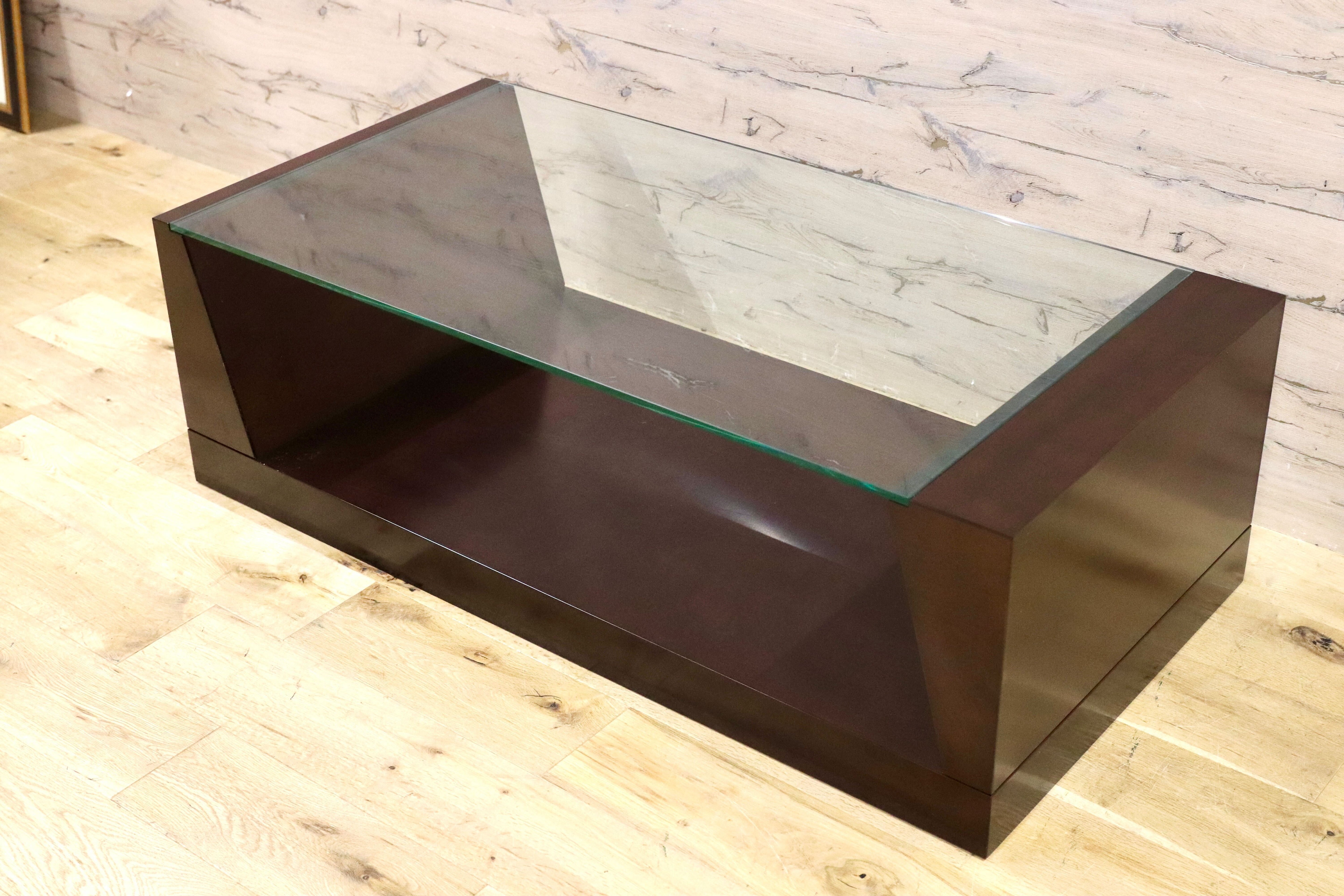 GMHK44○モリシゲ / MORISHIGE トリム センターテーブル リビングテーブル 応接 机 ガラステーブル IDC大塚家具