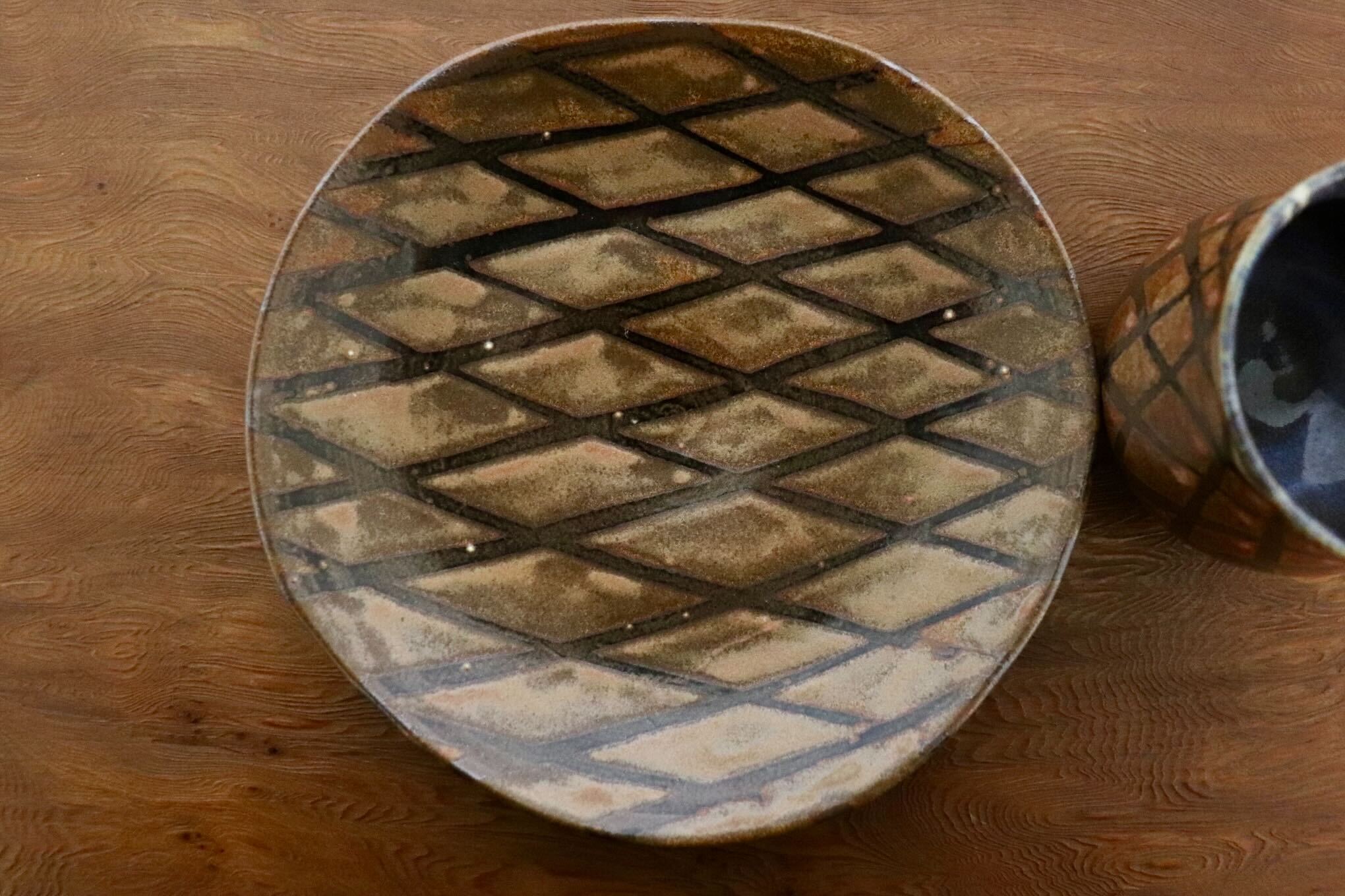 GMIO439A○千代市陶房 清水千代市 丹波焼 コーヒー碗皿 伝統工芸