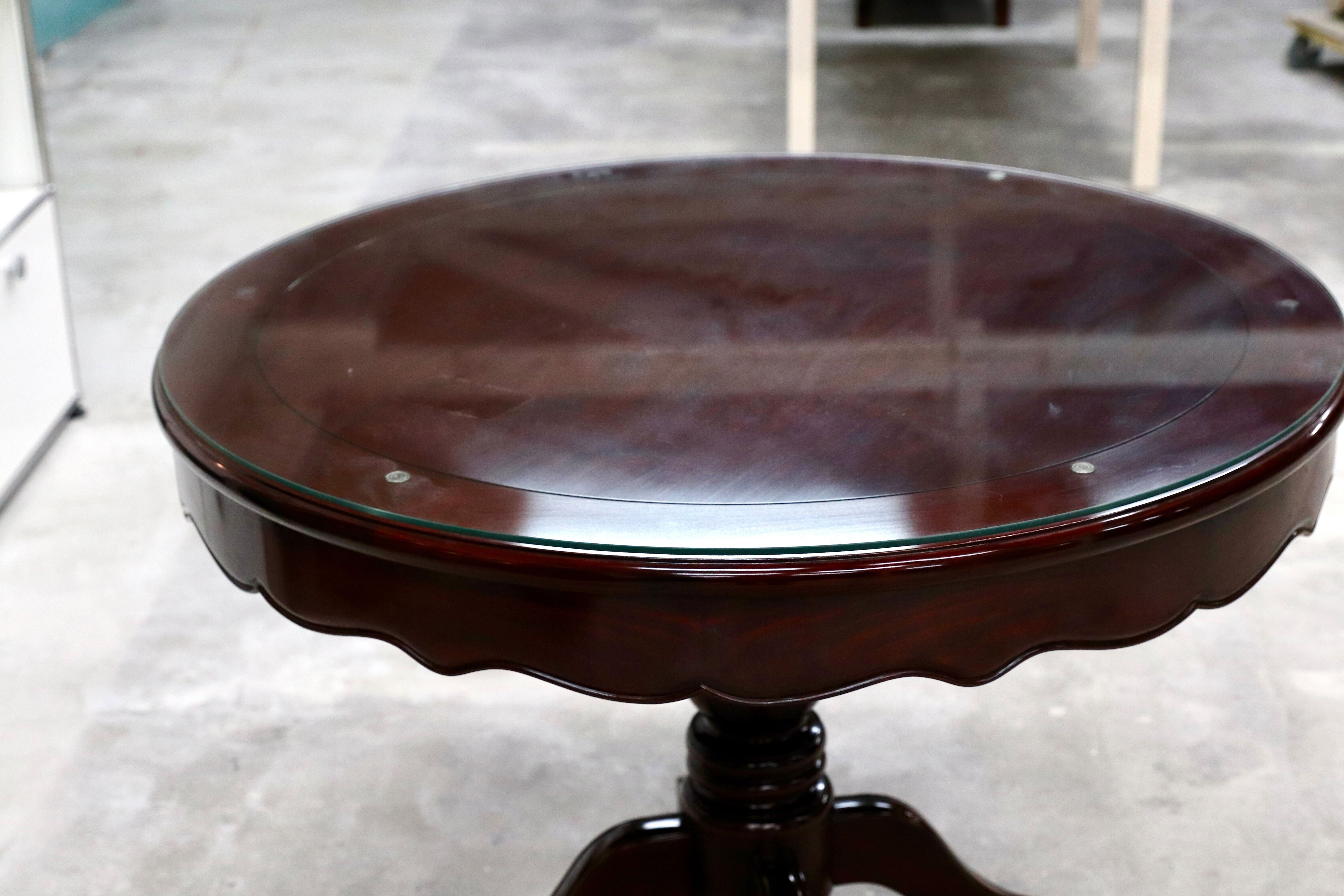 GMHN330○花梨材 中国美術 ラウンドテーブル ダイニングテーブル 食卓テーブル 民芸家具 レトロ クラシック 展示品