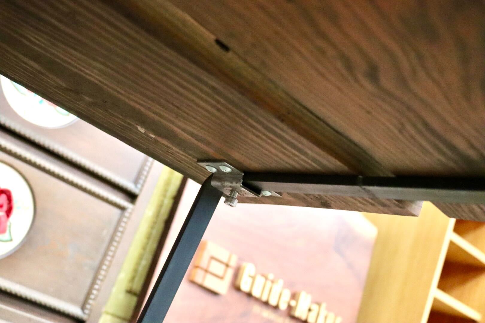 GMIH427C○センターテーブル 長椅子 ベンチ チェア 花台 机 ローテーブル 無垢材 インダストリアル ヴィンテージ