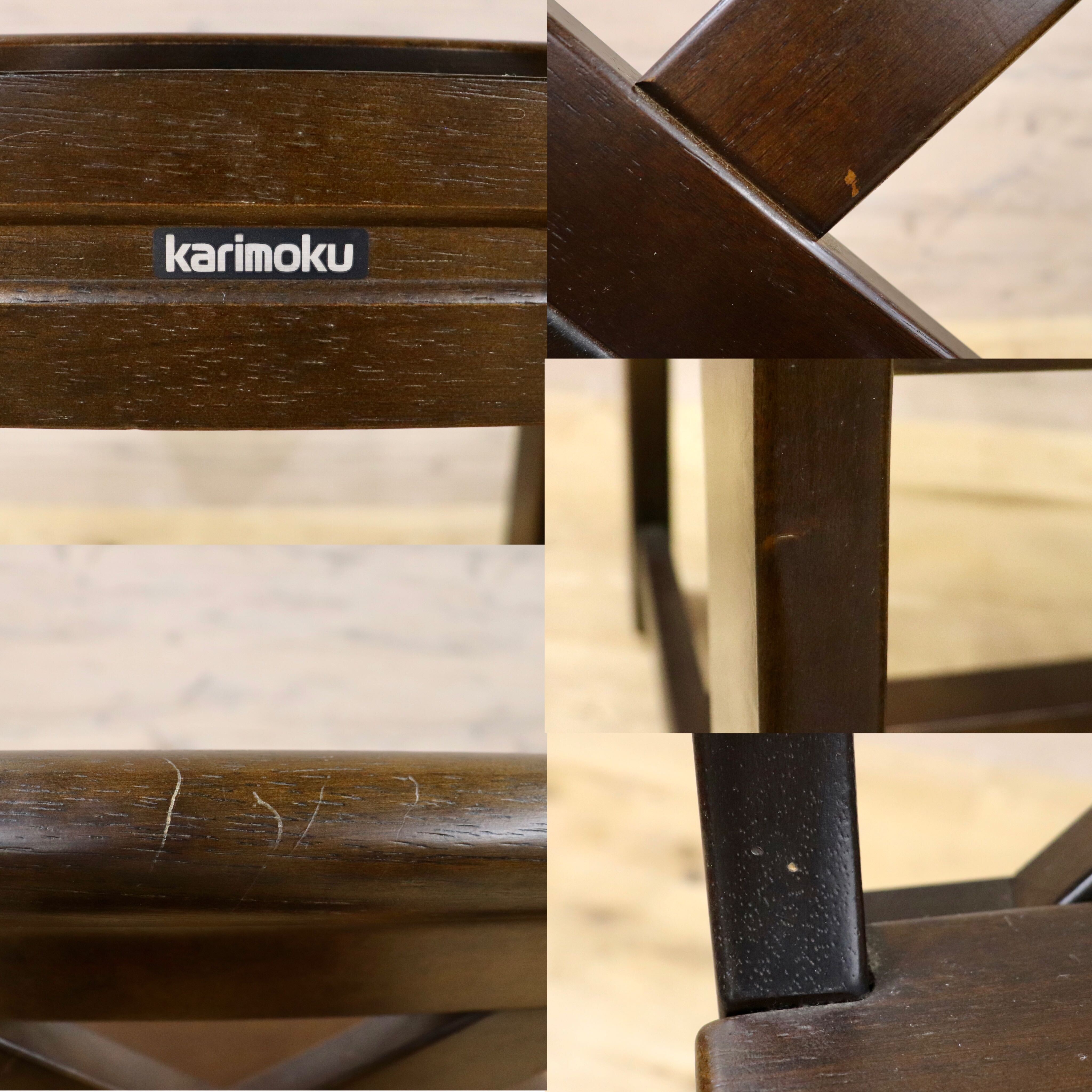 GMHK336A○karimoku / カリモク RUSTIC ルスティック ダイニングチェア 食卓椅子 カントリー 2脚セット ベンチ 国産家具