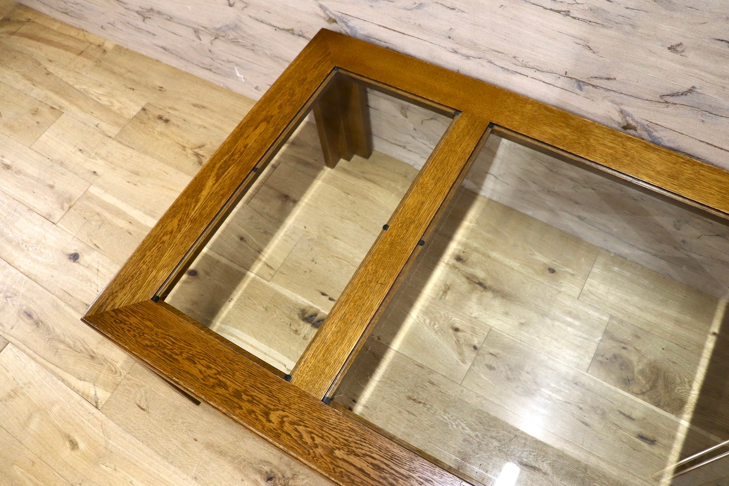 GMJN23○domani / ドマーニ モーガントン センターテーブル リビングテーブル ローテーブル 応接 ガラス天板 karimoku カリモク最高峰