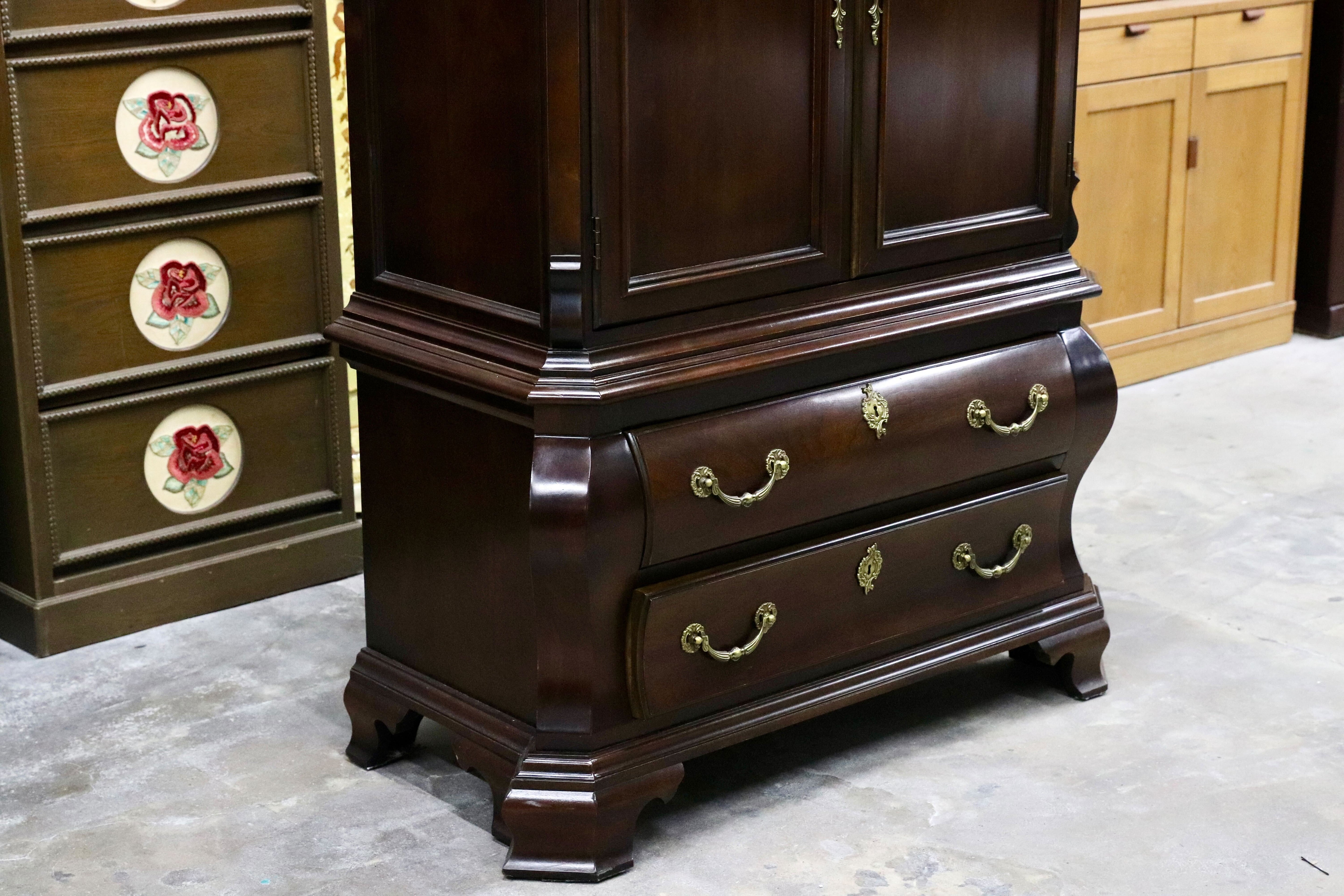 GMIK610○CENTURY / センチュリー アメリカ 最高級 キャビネットリビングボード トールチェスト サァラ麻布取扱 定価約80万 検)ドレクセル