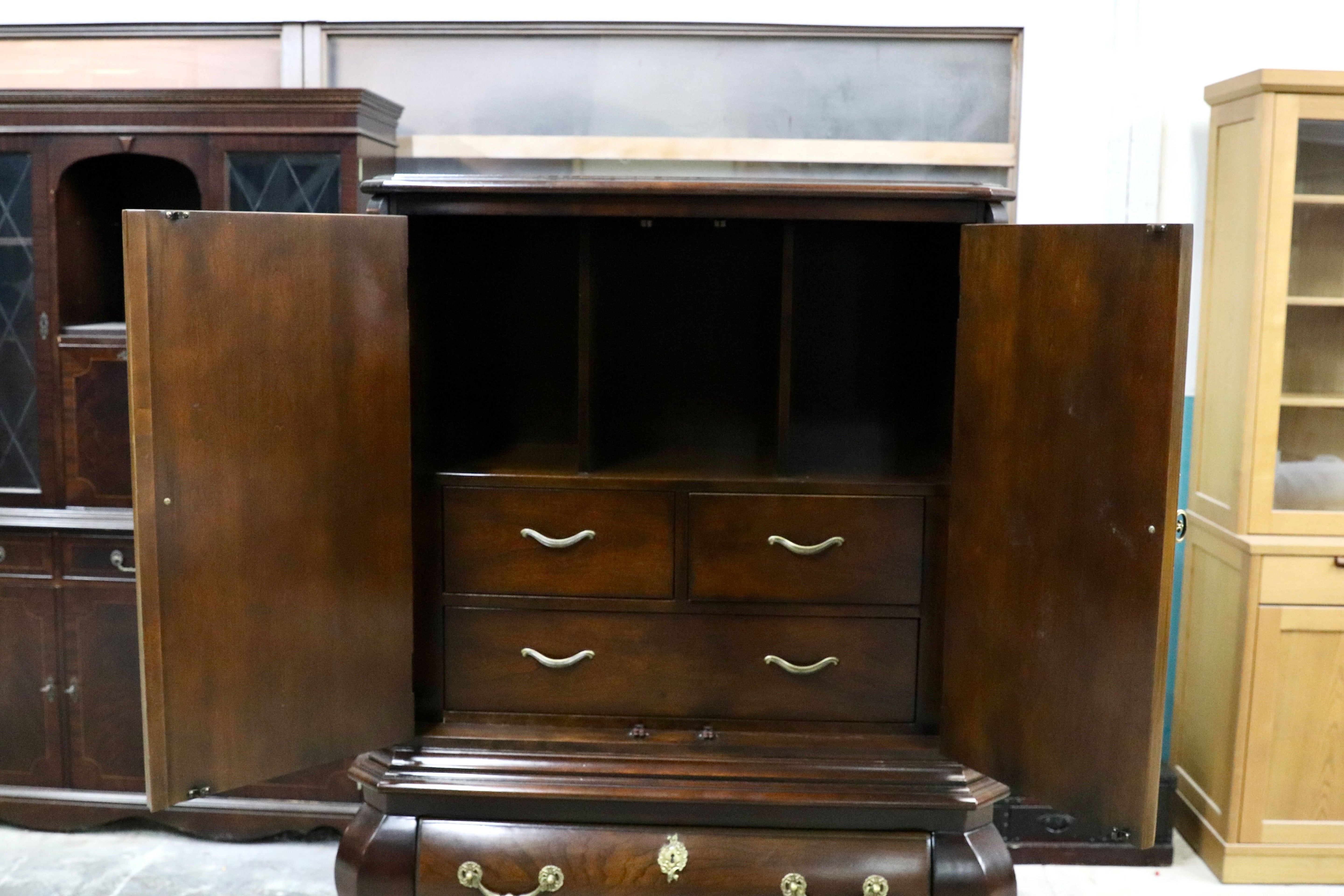 GMIK610○CENTURY / センチュリー アメリカ 最高級 キャビネットリビングボード トールチェスト サァラ麻布取扱 定価約80万 検)ドレクセル