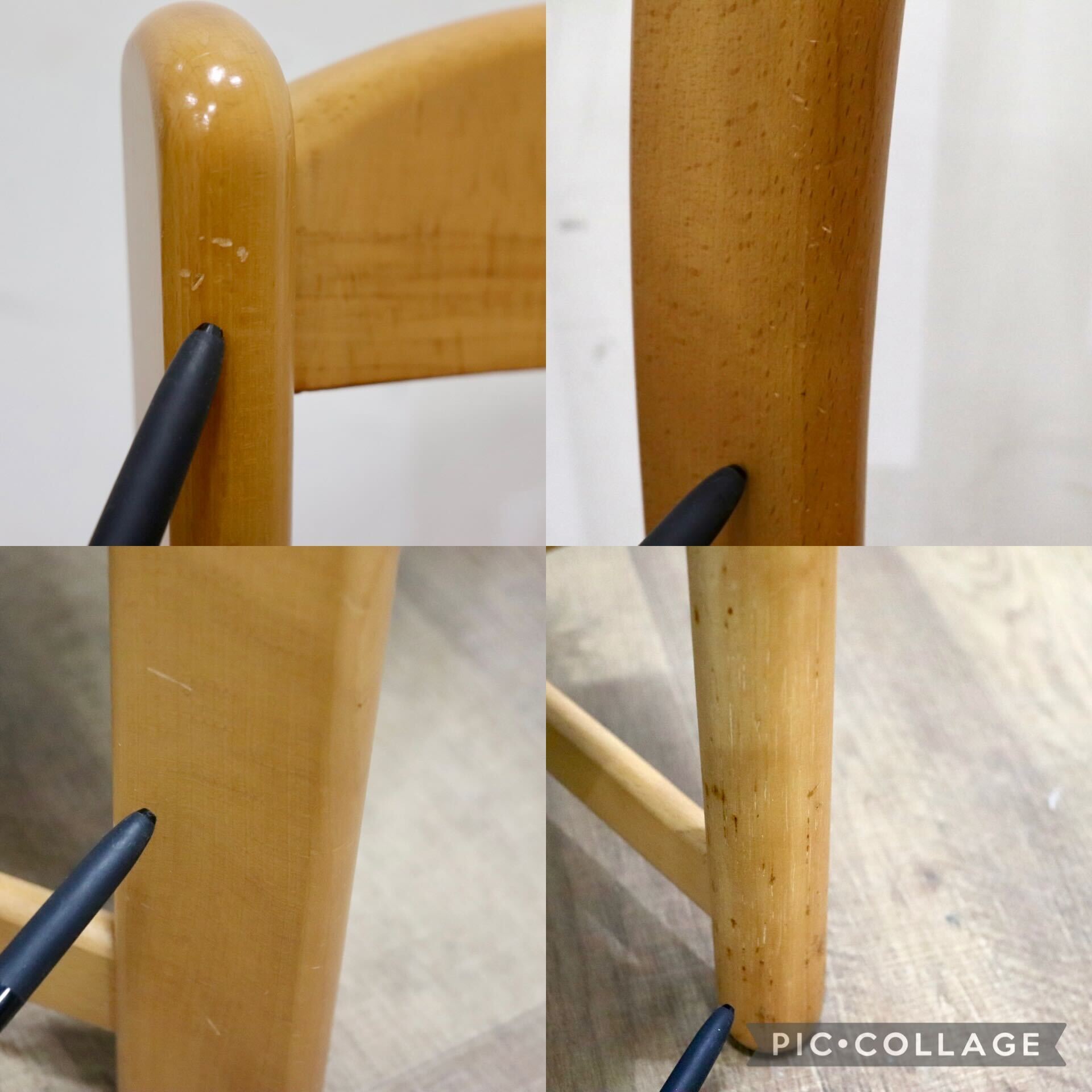 GMHH429A○karimoku / カリモク ダイニングチェア アームレスチェア 椅子 ファブリック カントリー モダン レトロ グリーン 国産家具