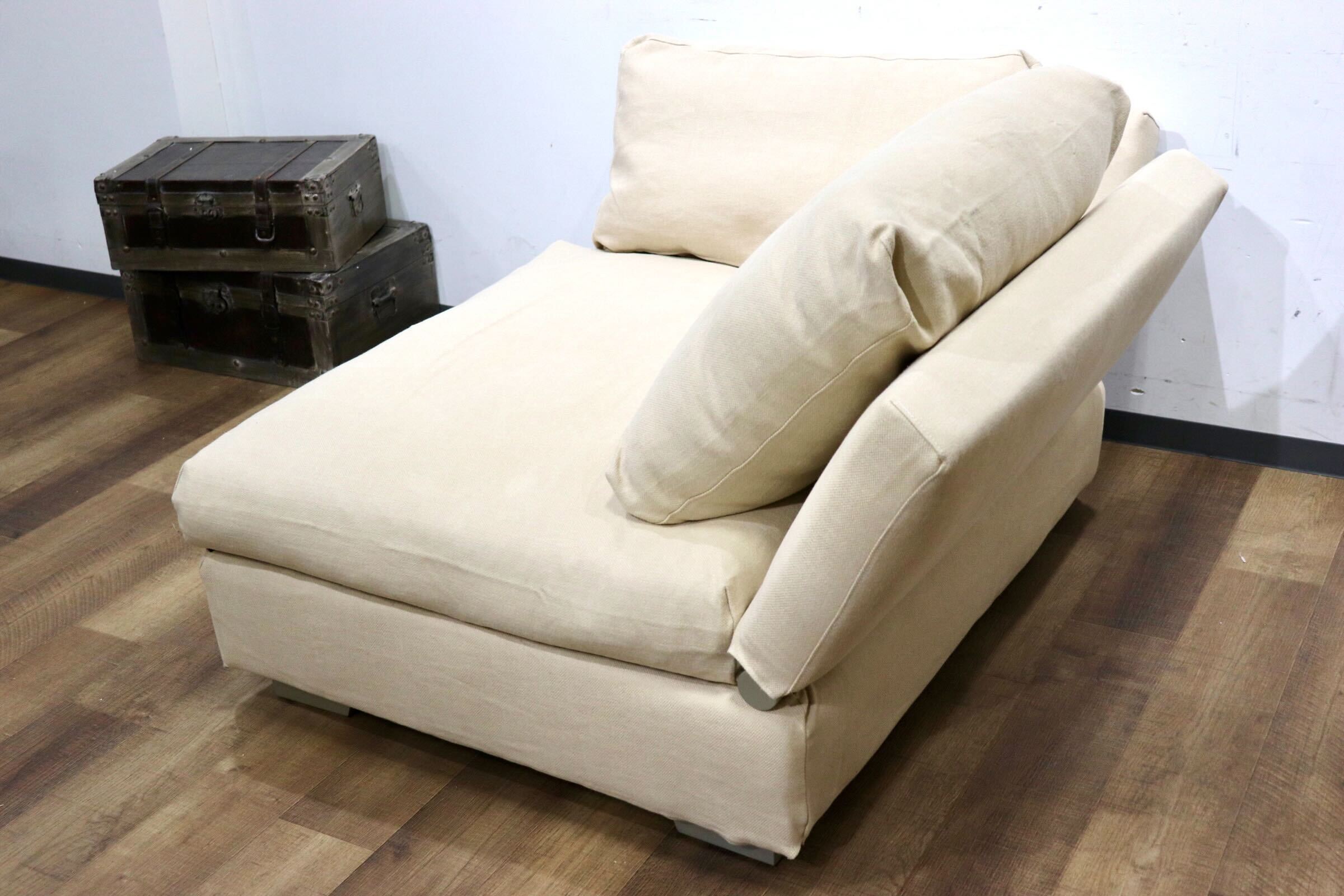 GMHN268A○MARGINAL / マージナル TABIO SOFA 片肘 カウチソファ 1人掛けソファ シングルソファ カバーリング ファブリック 未使用品