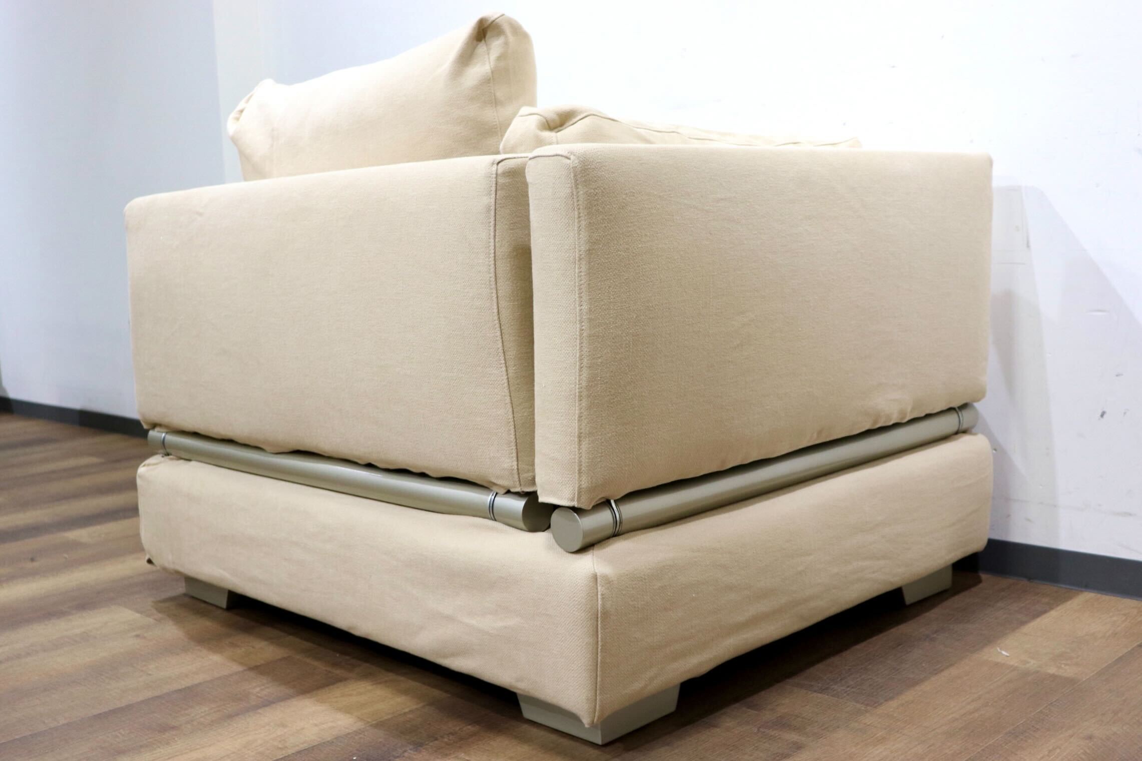 GMHN268A○MARGINAL / マージナル TABIO SOFA 片肘 カウチソファ 1人掛けソファ シングルソファ カバーリング ファブリック 未使用品