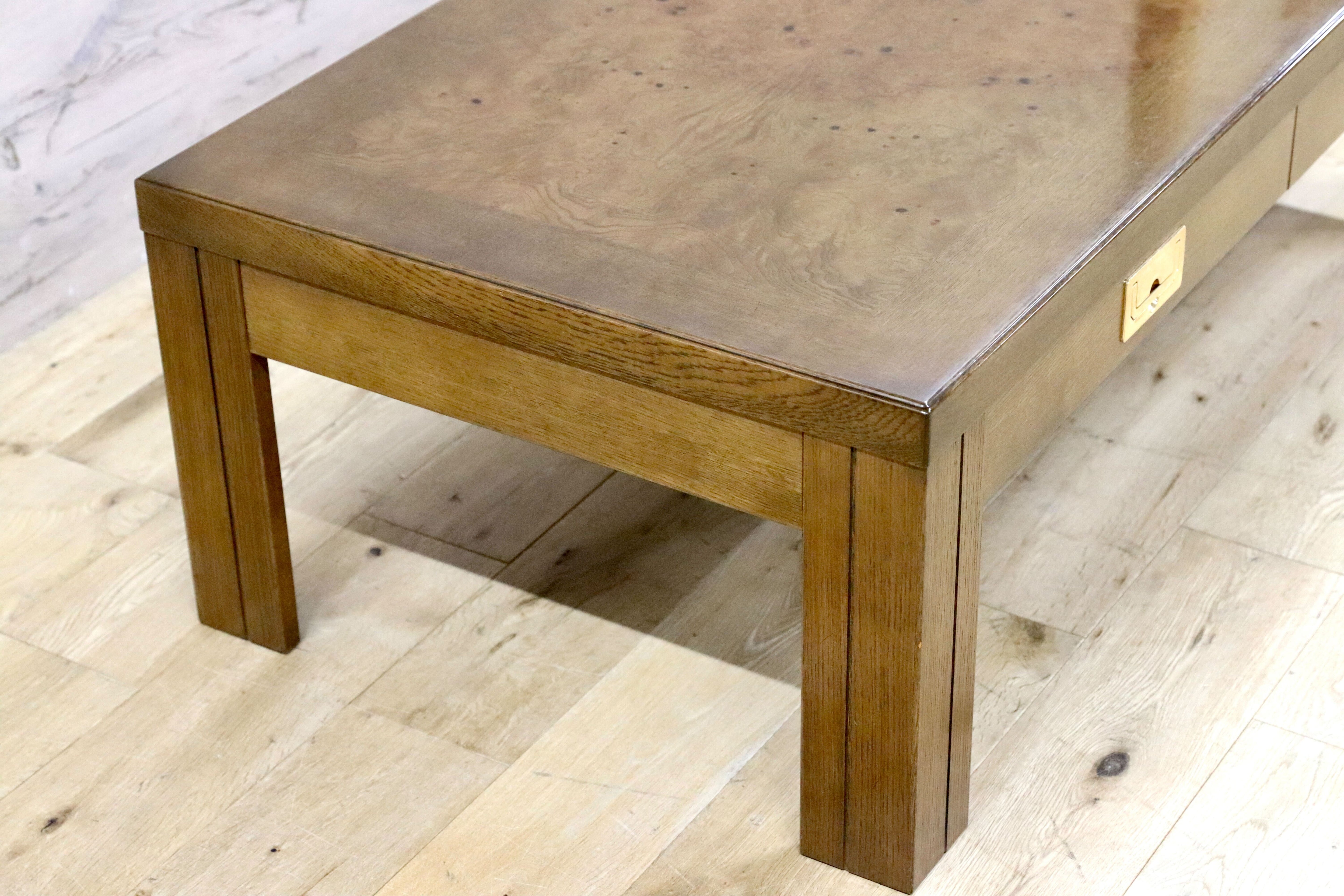 GMGN401○domani / ドマーニ モーガントン センターテーブル リビングテーブル ライトコニャック カリモク最高峰 定価42.6万