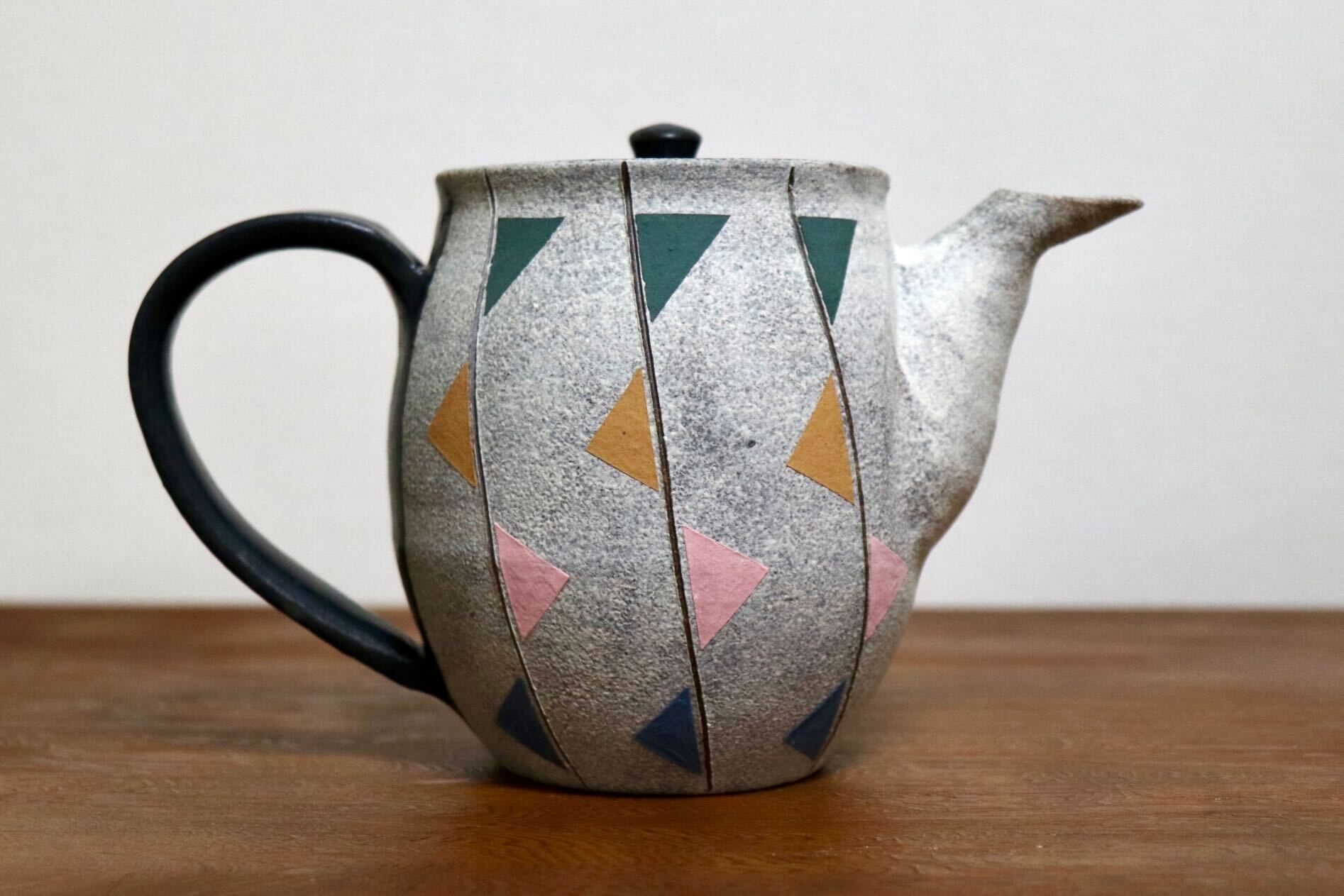 GMIO473B◯市野悟窯 市野哲次 丹波焼 ティーポット 陶器 丹波篠山 伝統工芸 未使用