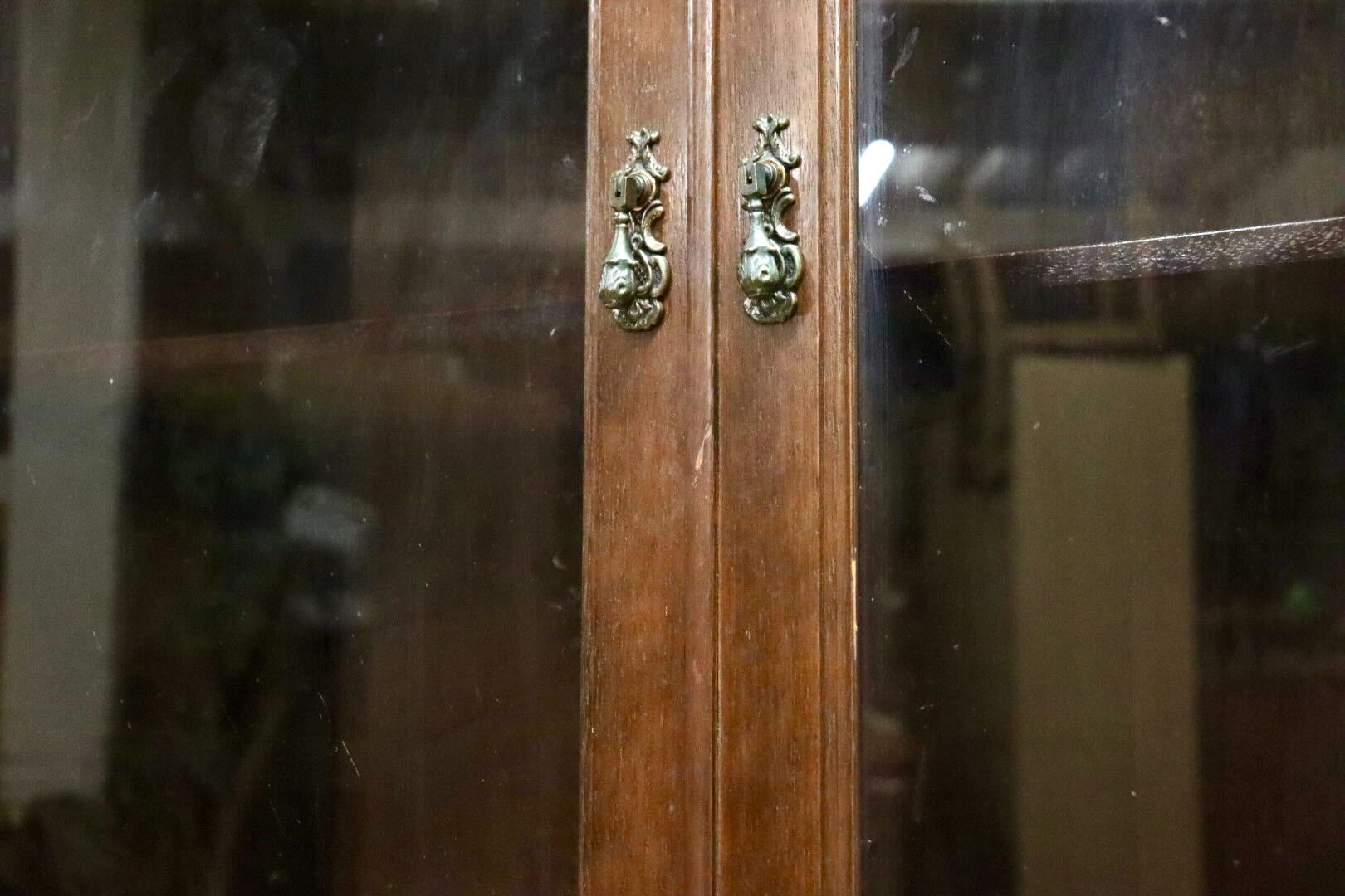 GMIH292○maruni / マルニ 飾り棚 キャビネット 本棚 食器棚 収納家具 ヨーロピアン クラシック オールドマルニ ヴィンテージ