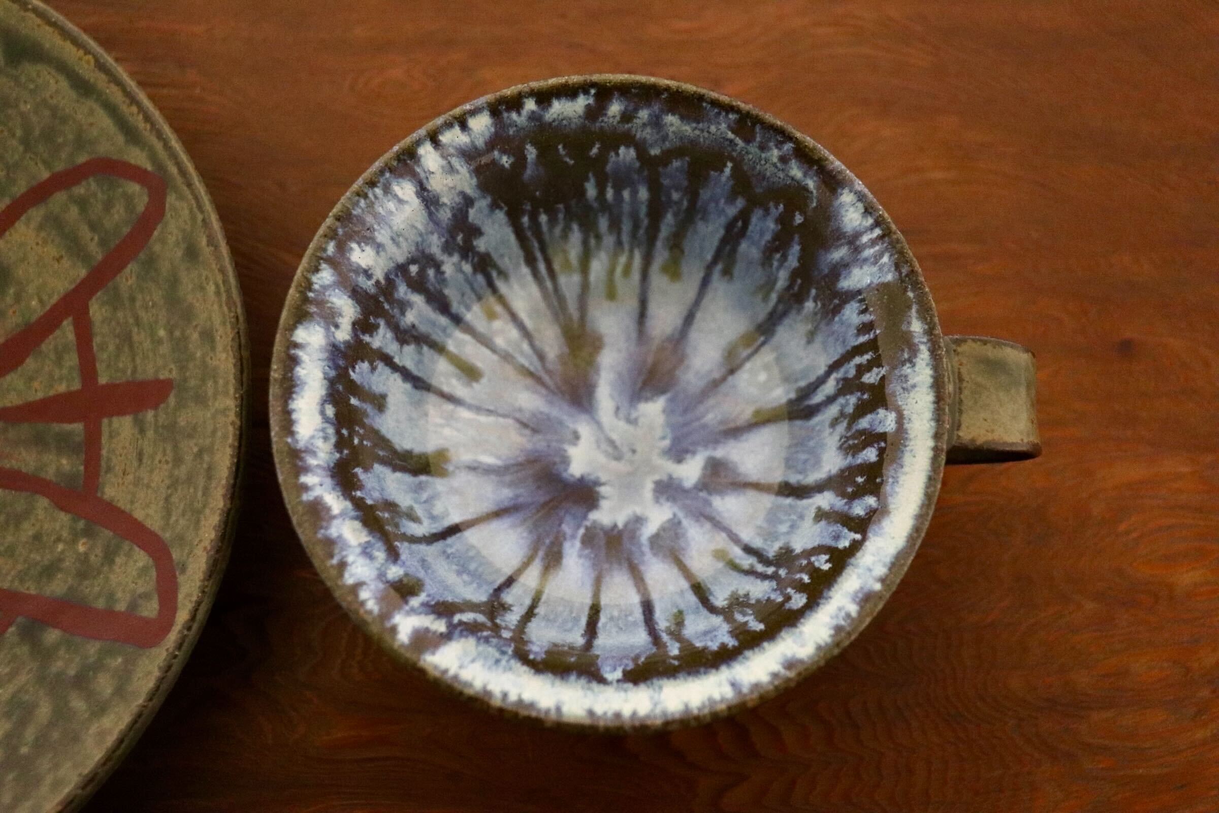 GMIO441○千代市陶房 清水千代市 丹波焼 紅茶碗皿 カップ&ソーサー ティーカップ 伝統工芸 未使用