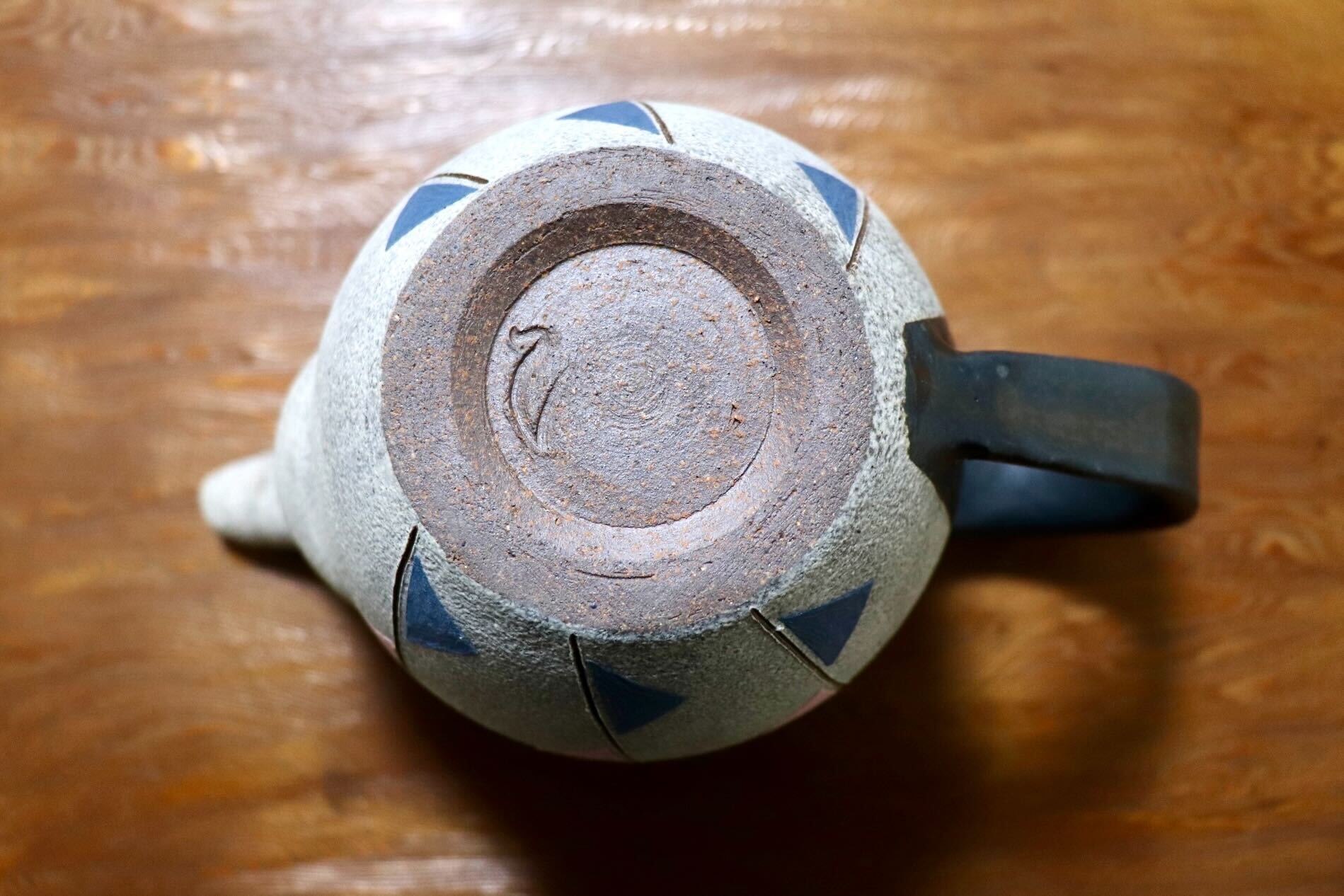 GMIO473B◯市野悟窯 市野哲次 丹波焼 ティーポット 陶器 丹波篠山 伝統工芸 未使用