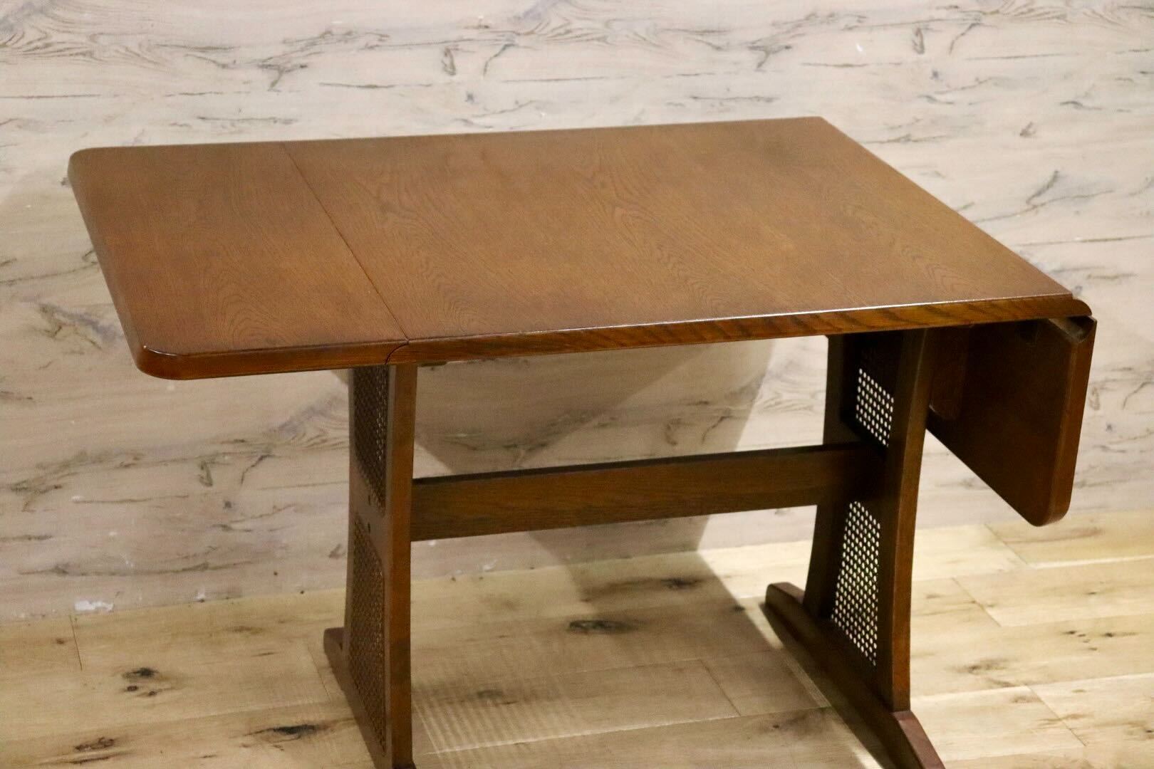 GMIK620B○三越家具 Brugge ブルージュ バタフライテーブル ダイニングテーブル 食卓テーブル 作業台 オーク材 カントリーハウス 約12万