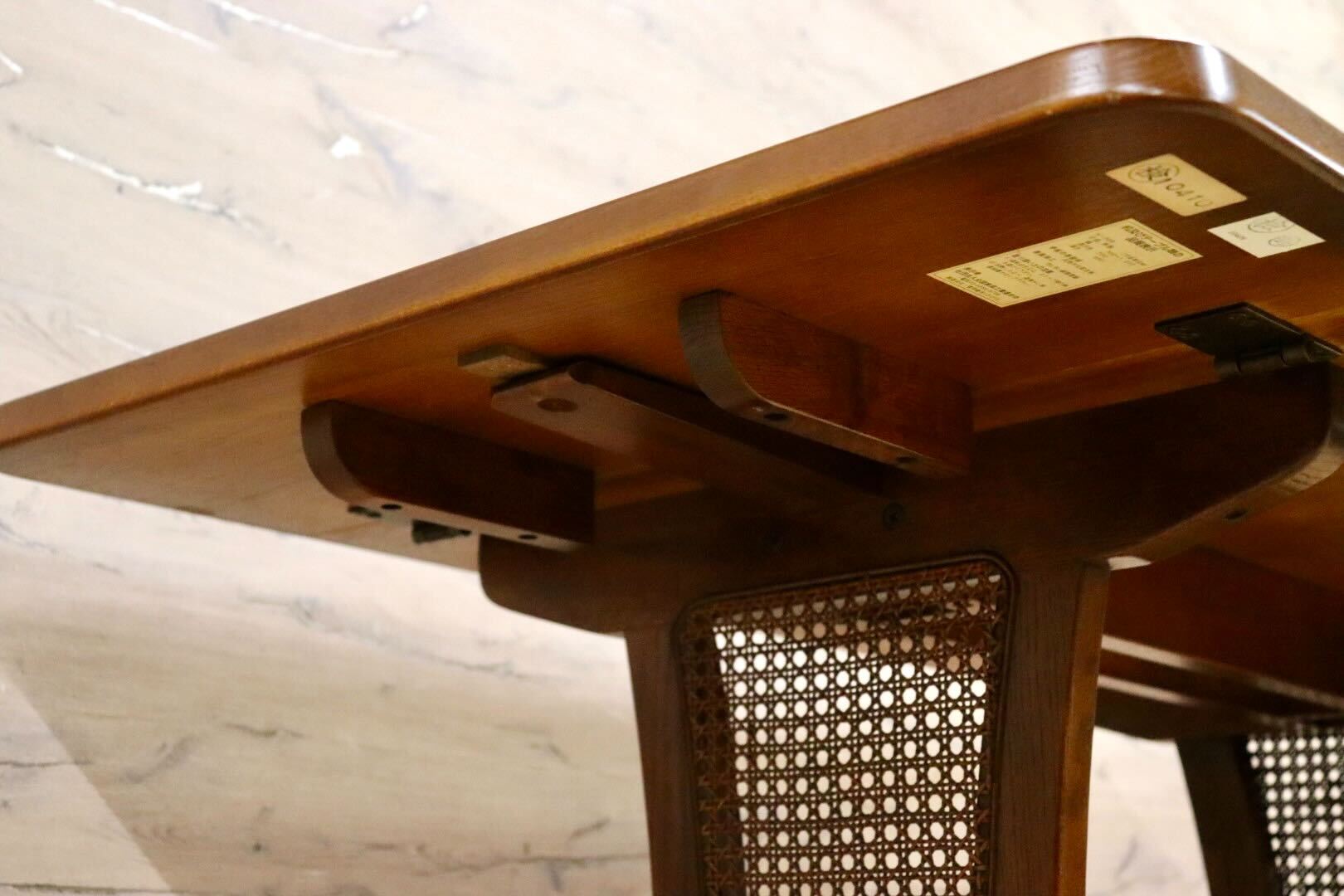 GMIK620B○三越家具 Brugge ブルージュ バタフライテーブル ダイニングテーブル 食卓テーブル 作業台 オーク材 カントリーハウス 約12万