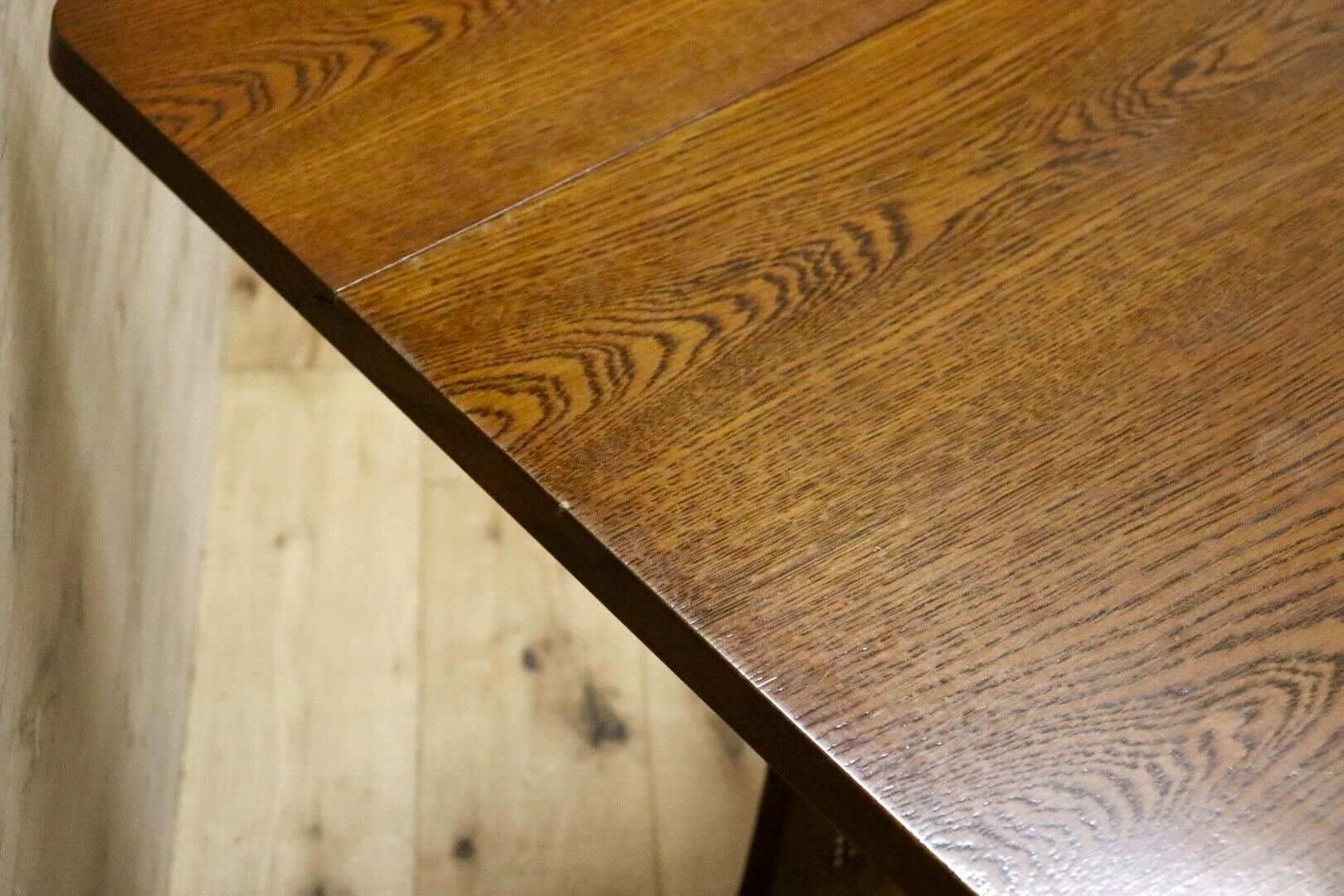 GMIK620B○三越家具 Brugge ブルージュ バタフライテーブル ダイニングテーブル 食卓テーブル 作業台 オーク材 カントリーハウス 約12万