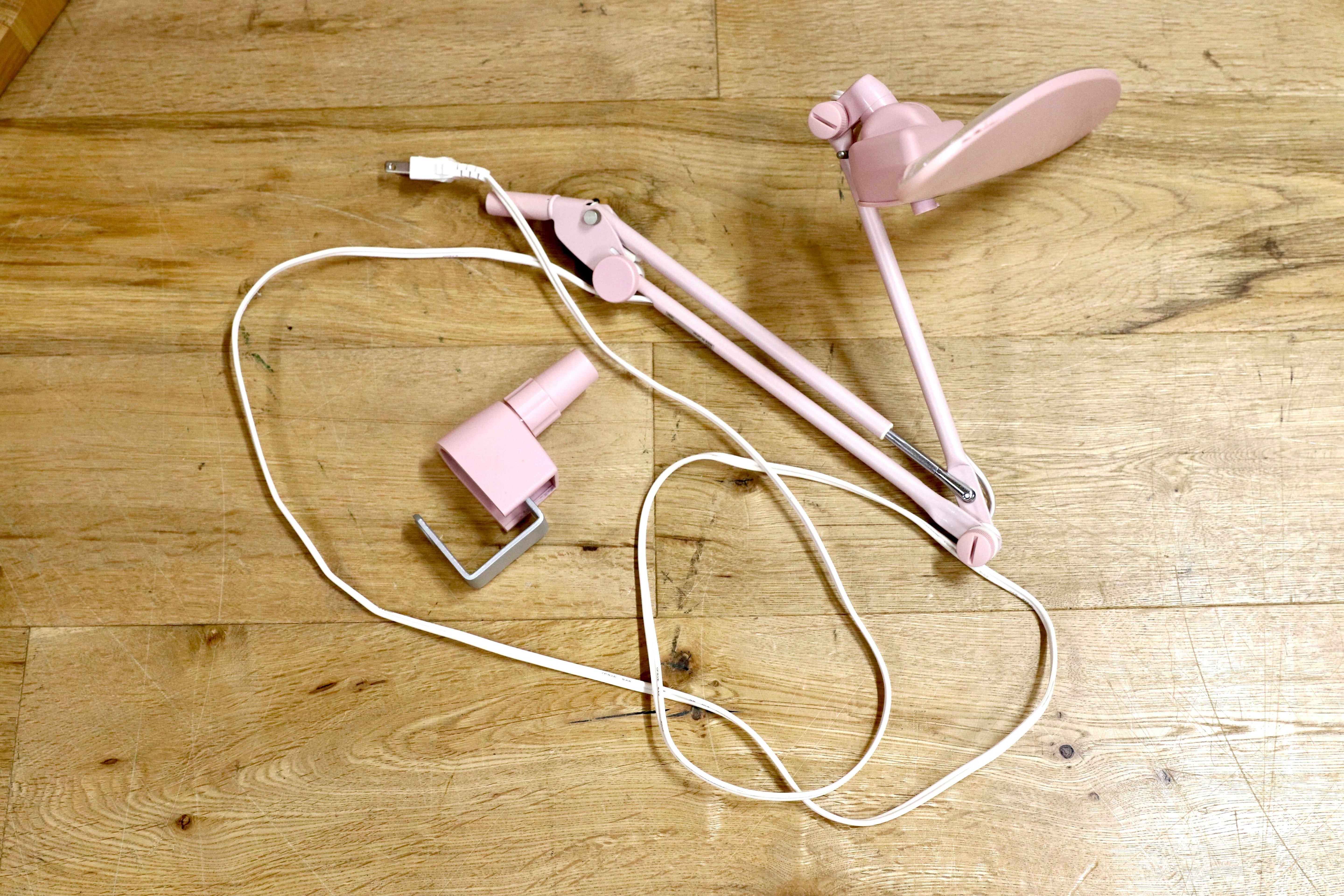 GMHH51○ACTUS / アクタス デスク照明 スワン電器株式会社 16年製 ピンク 日本製 100V 13W 約1.5万