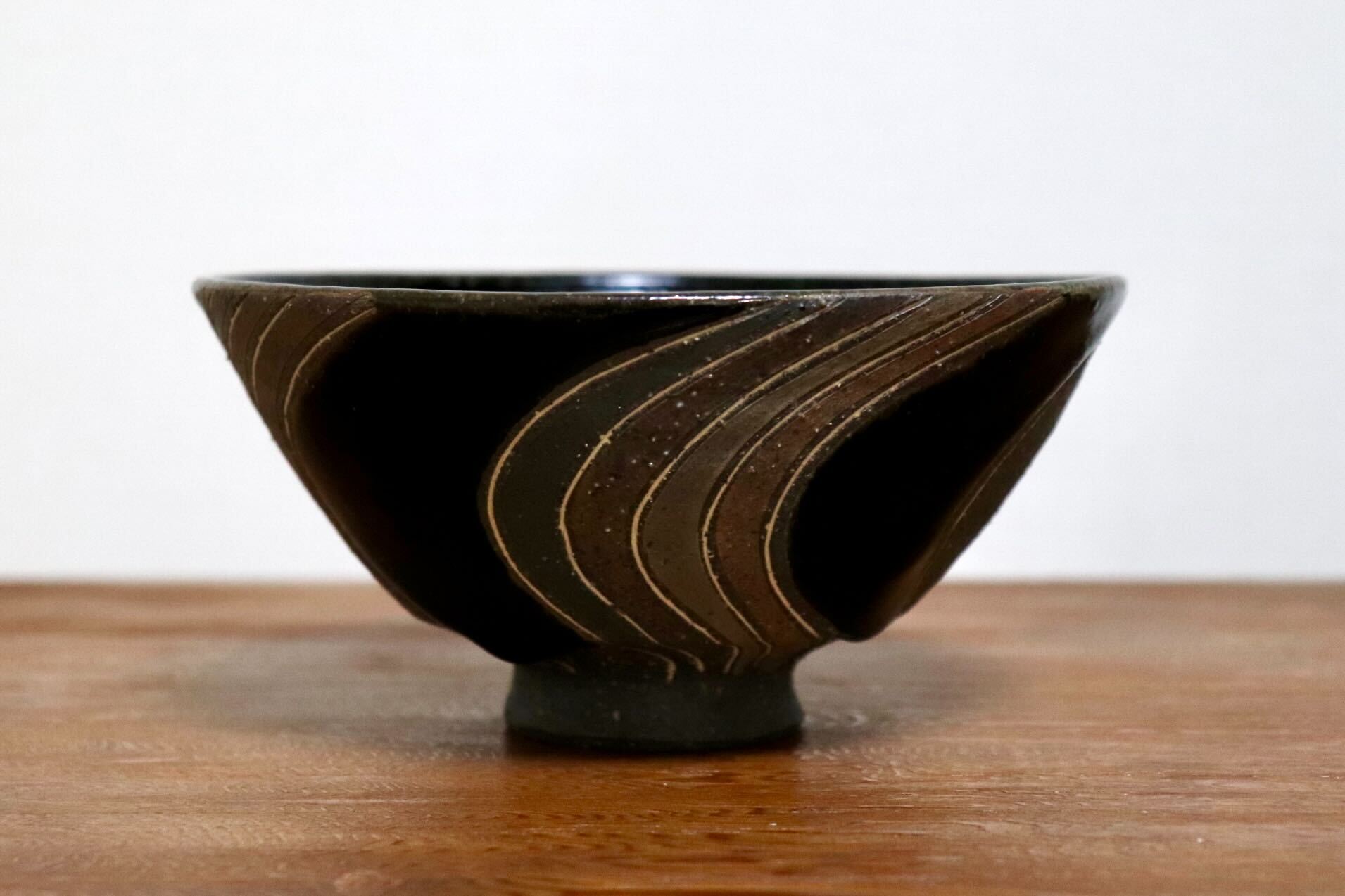 GMIO480A◯市野悟窯 市野哲次 丹波焼 彩色鉢 陶器 丹波篠山 伝統工芸 未使用