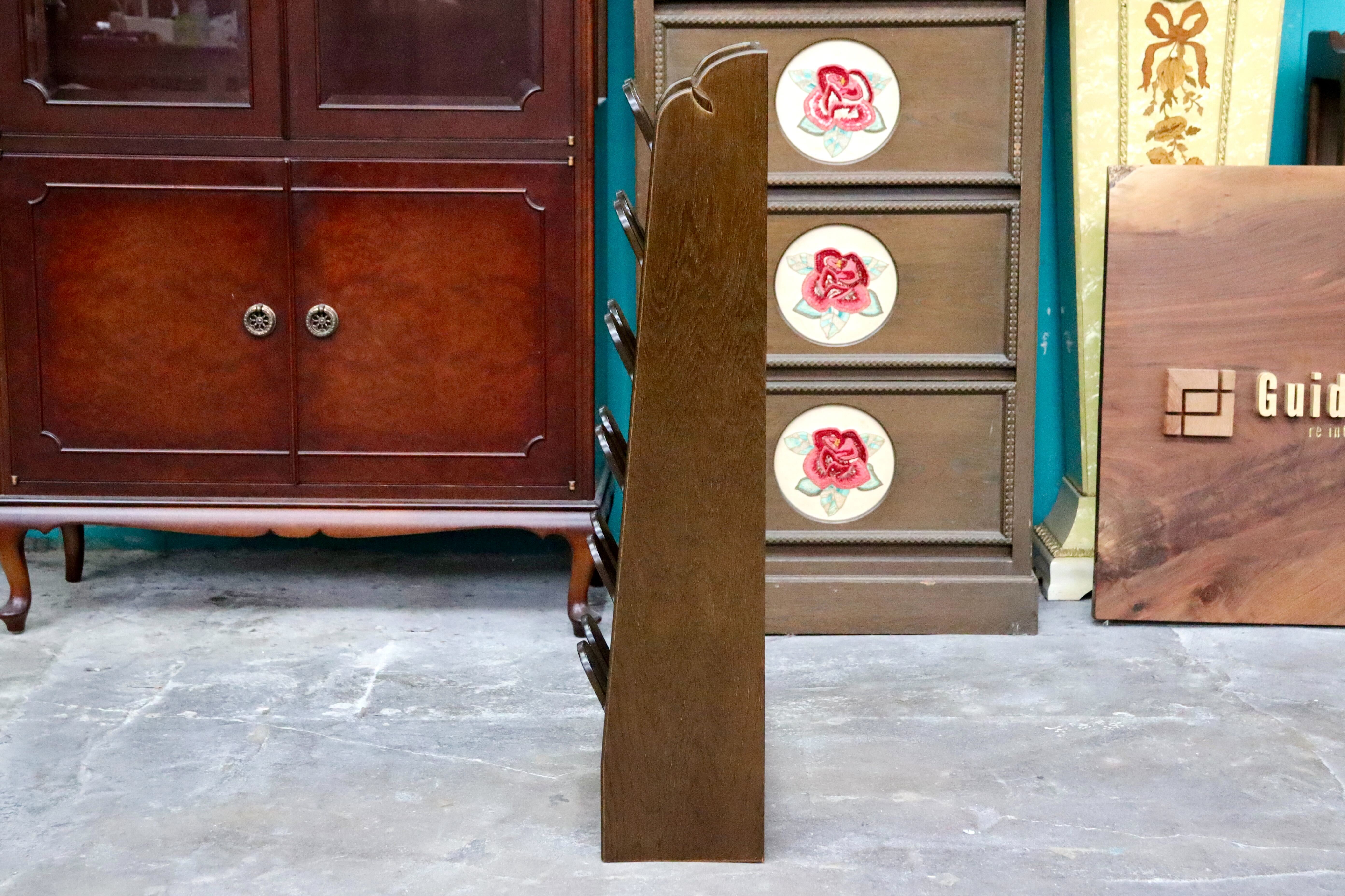 GMIS515○パリの雑貨屋 インテルナ南條 スリッパラック 収納ラック 玄関収納 スリッパ立て 収納棚 レトロ 国産家具