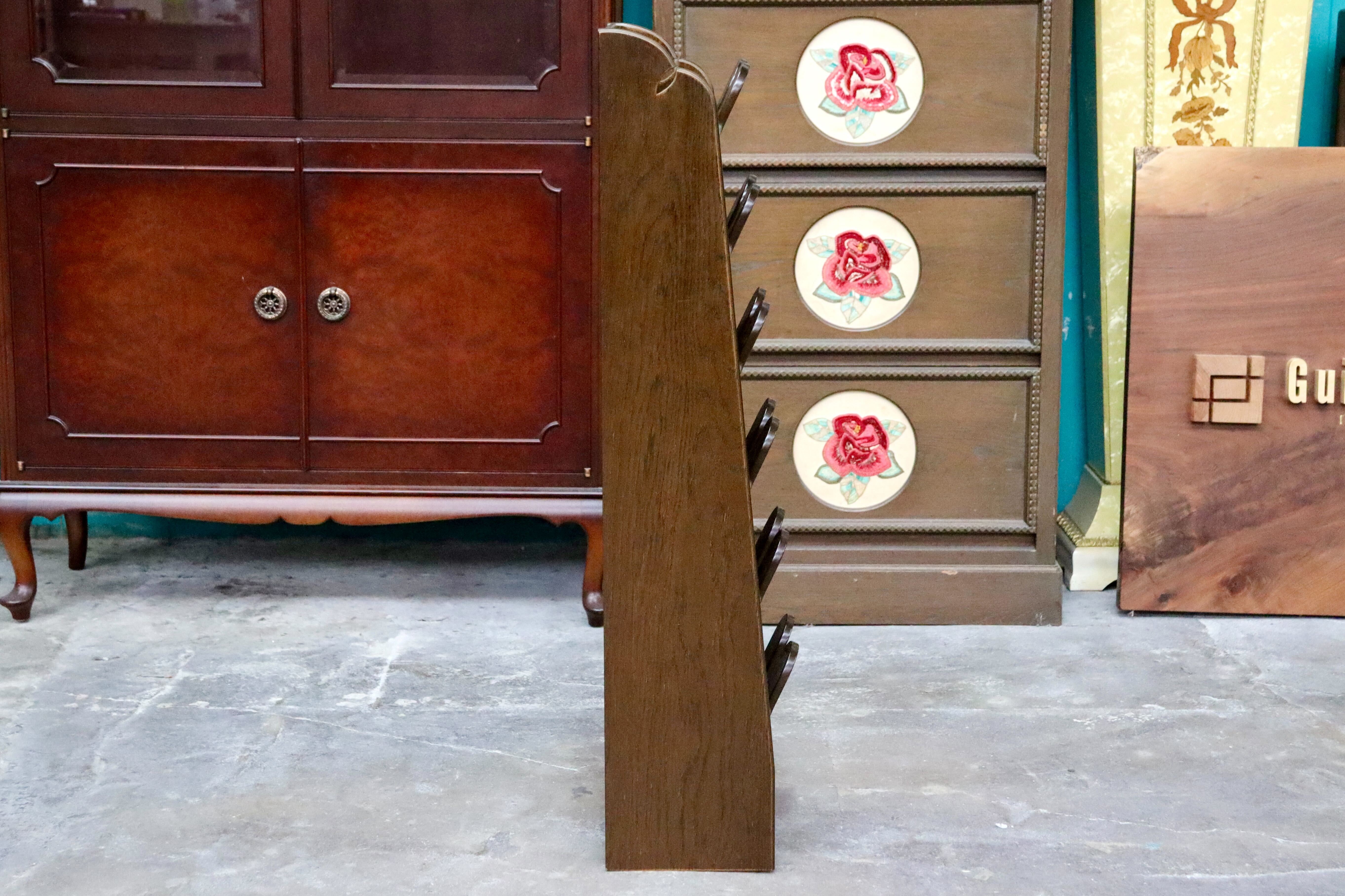 GMIS515○パリの雑貨屋 インテルナ南條 スリッパラック 収納ラック 玄関収納 スリッパ立て 収納棚 レトロ 国産家具