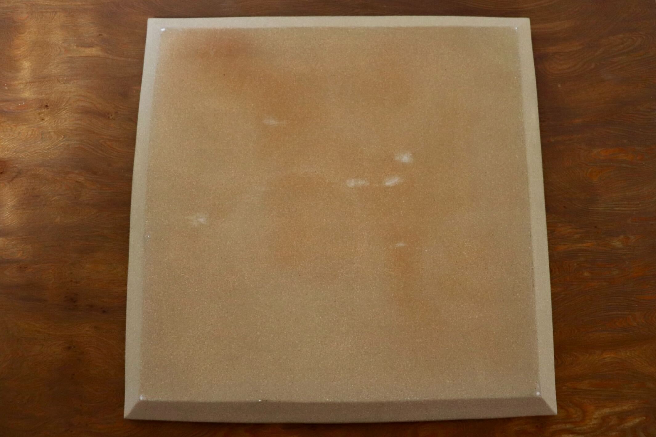 GMIO438○千代市陶房 清水万佐年 丹波焼 板皿 伝統工芸 丹波篠山 陶器 未使用