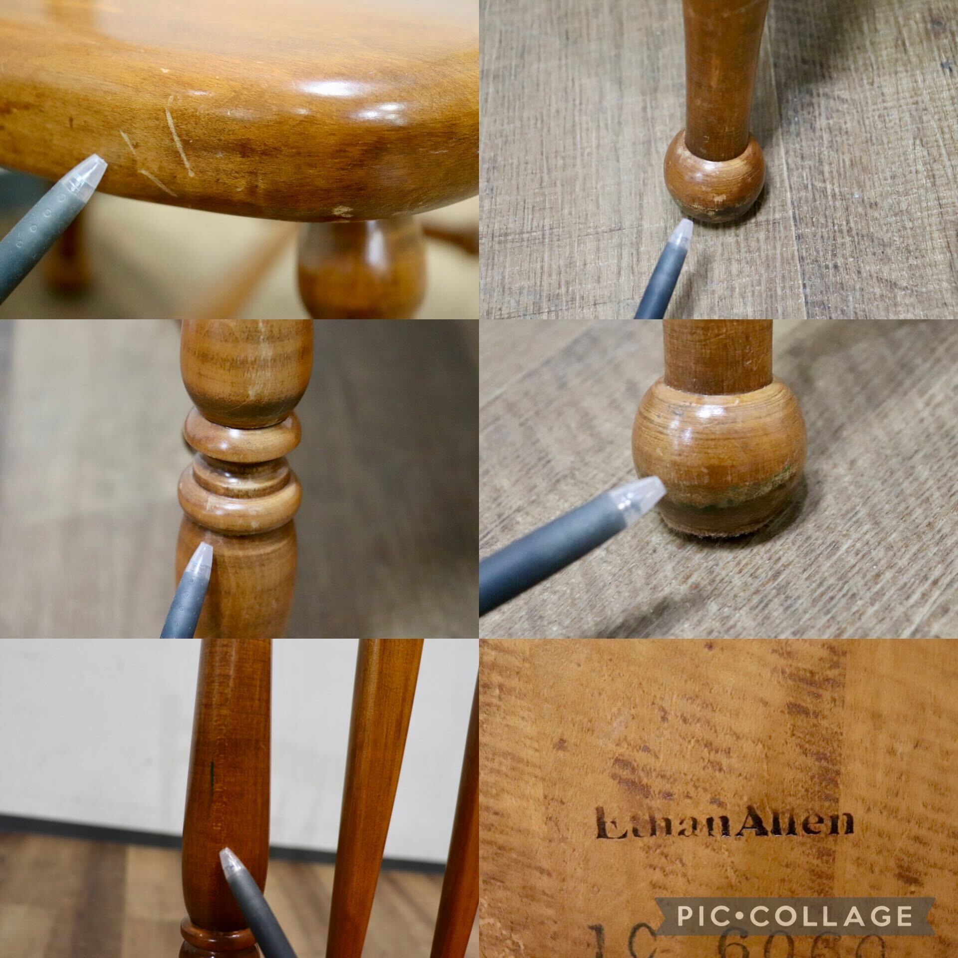 GMHH419C○ETHAN ALLEN / イーセンアーレン ウィンザーチェア ダイニングチェア ハイバックチェア チェア 椅子 US クラシック ヴィンテージ