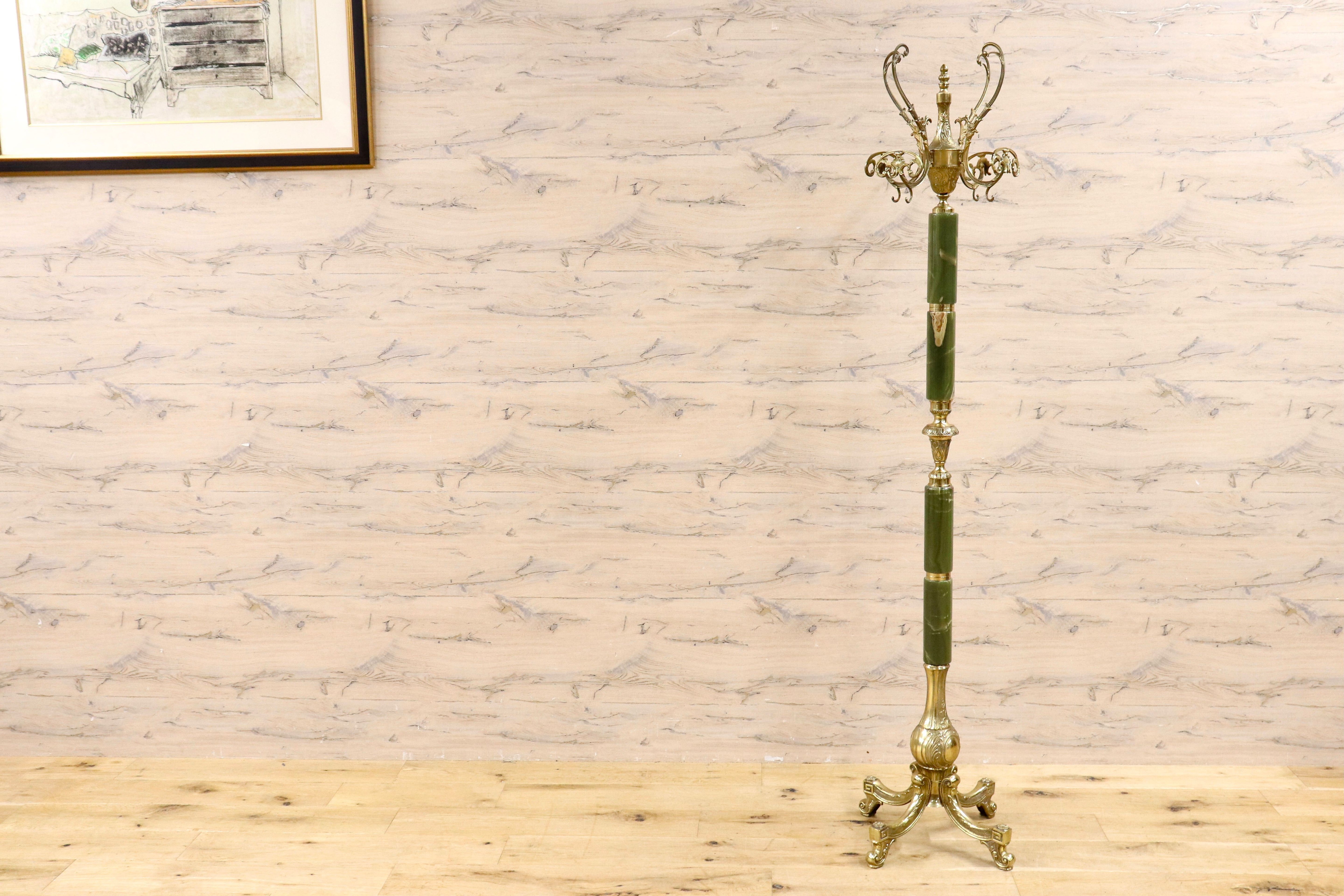 GMIS240A○イタリア製 コートハンガー ハットスタンド コート掛け 帽子掛け 大理石 クラシック アンティーク ゴージャス ヨーロピアン