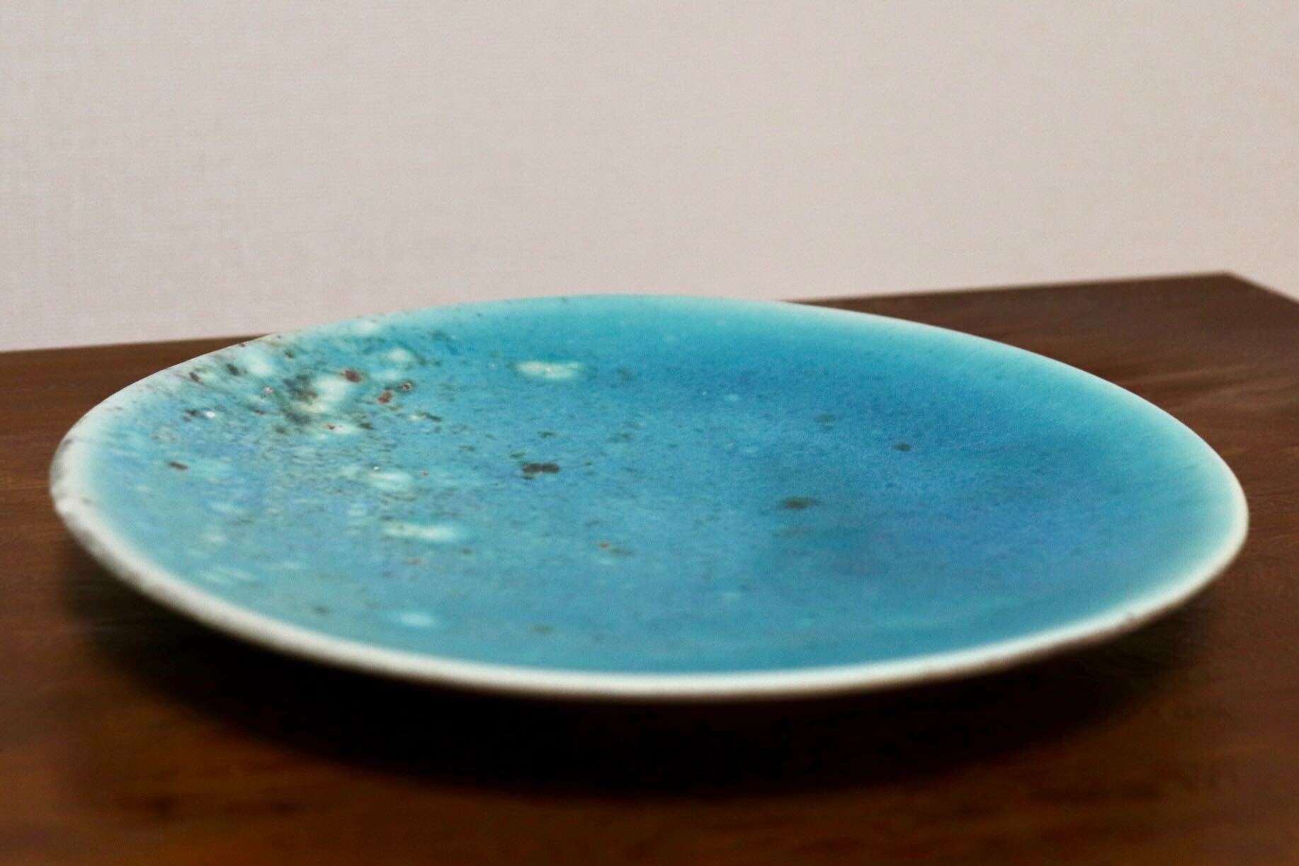 GMIO450A○千代市陶房 清水万佐年 丹波焼 皿 伝統工芸 丹波篠山 陶器 未使用