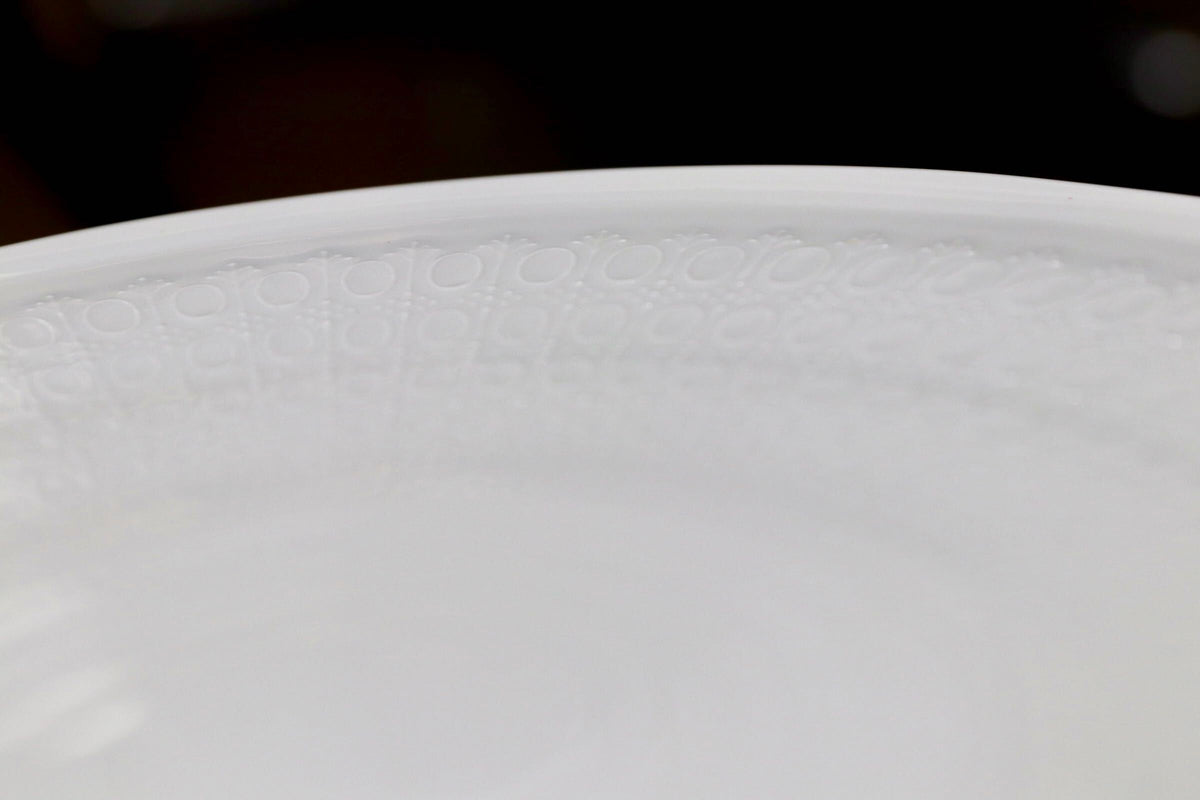 GMJO136E○Rosenthal / ローゼンタール Romanze White ロマンスホワイト 33cm 大皿 Bjrn Wiinblad ビョルン・ヴィンブラッド ドイツ製