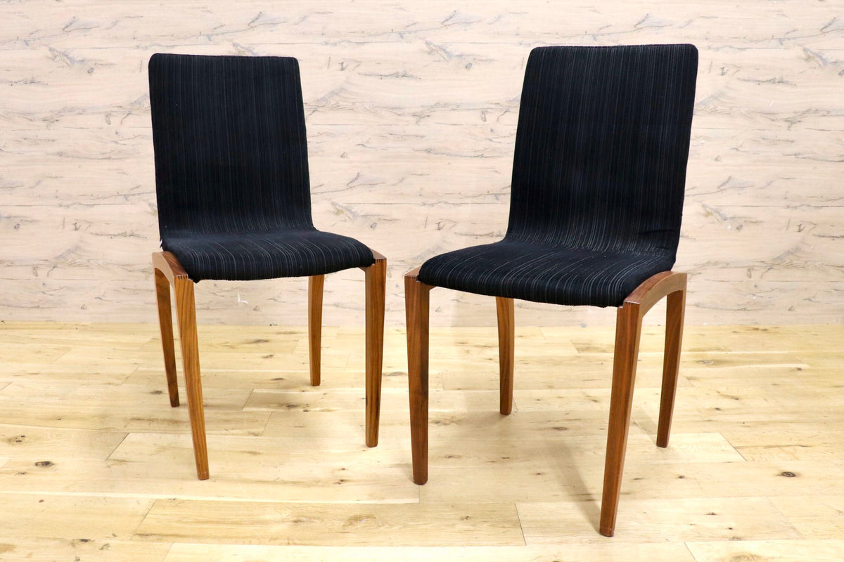 GMJS291A◯BoConcept / ボーコンセプト CUVE カーブ ダイニングチェア 食卓椅子 アームレスチェア カバーリング モダン 2脚セット