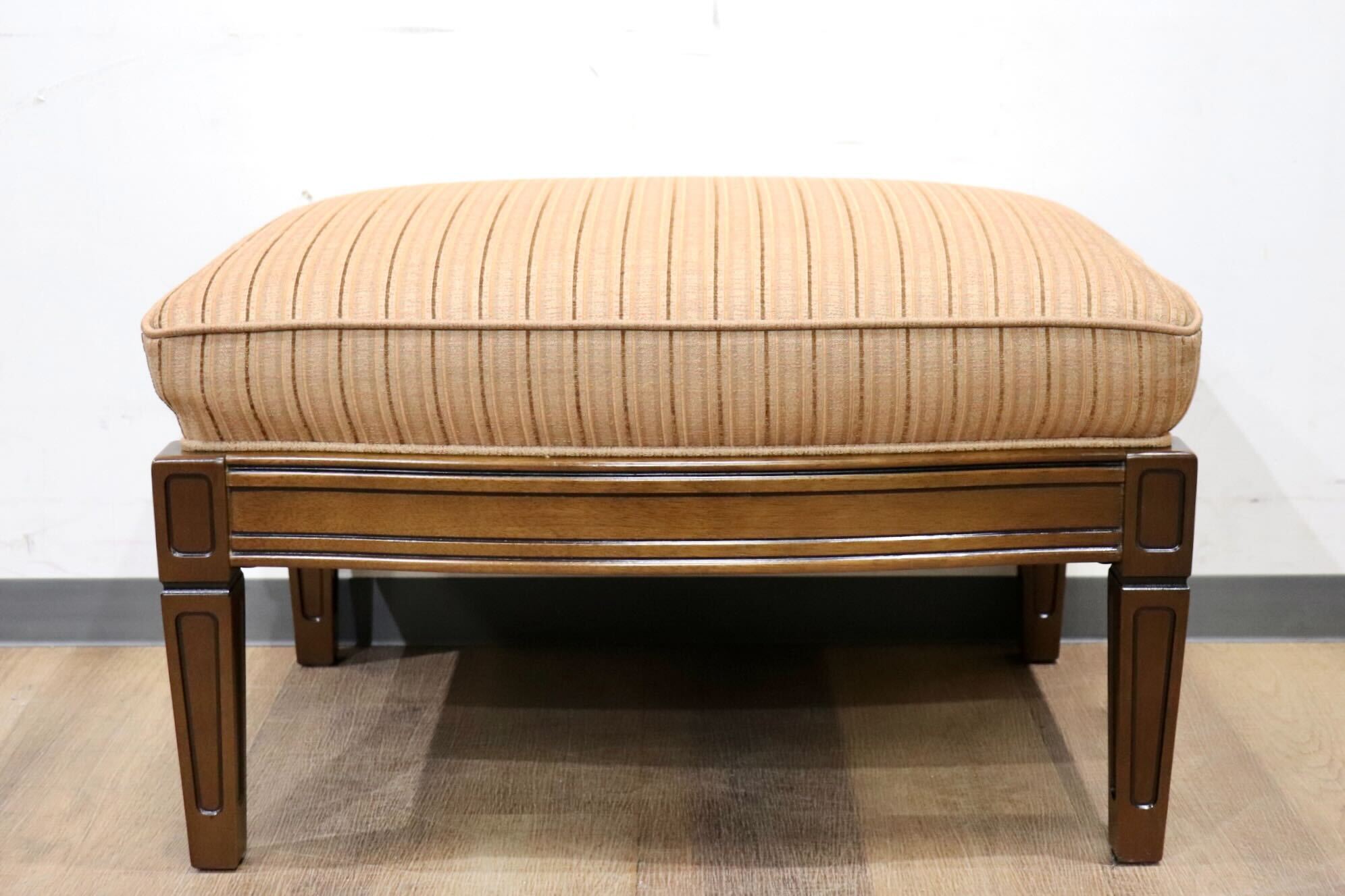 GMHS412○maruni / マルニ 地中海 ROYAL ロイヤル シャルル オットマン フットスツール ファブリック クラシック 定価約9万 展示品