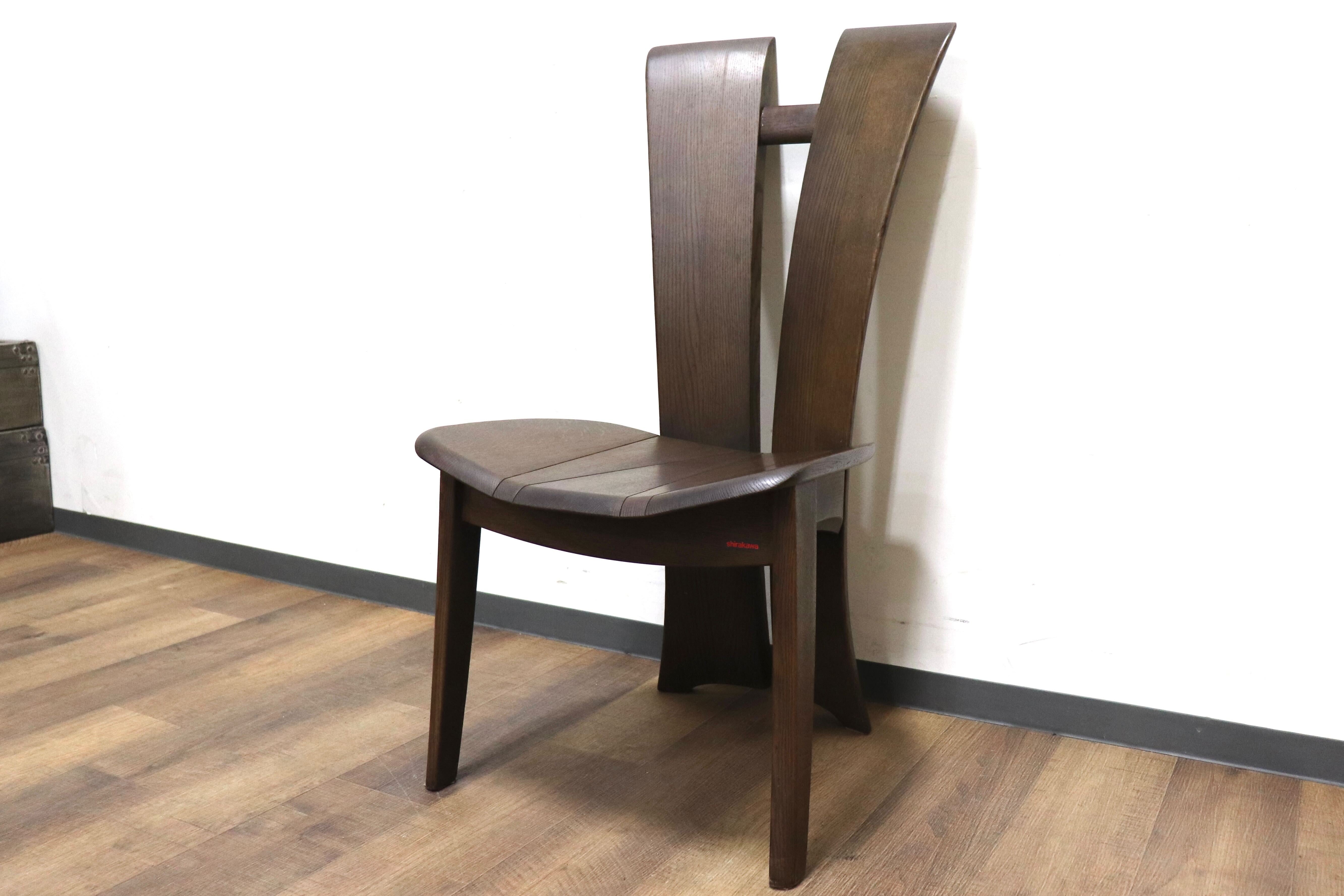 GMHN164D○シラカワ / shirakawa 和蘇 S-860 ダイニングチェア 食卓椅子 アームレスチェア 椅子 楢材 和モダン 飛騨家具 定価約9.1万