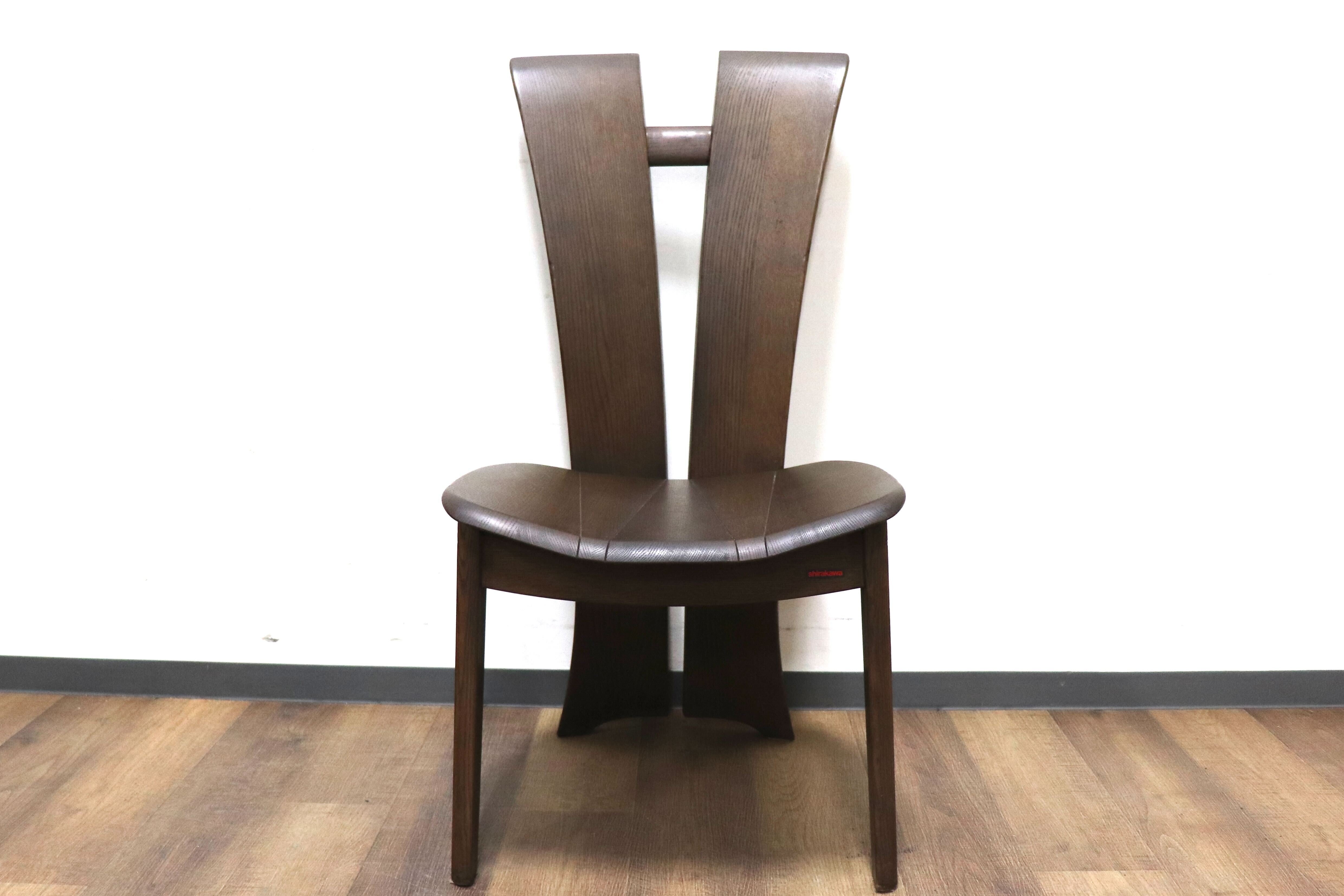 GMHN164D○シラカワ / shirakawa 和蘇 S-860 ダイニングチェア 食卓椅子 アームレスチェア 椅子 楢材 和モダン 飛騨家具 定価約9.1万