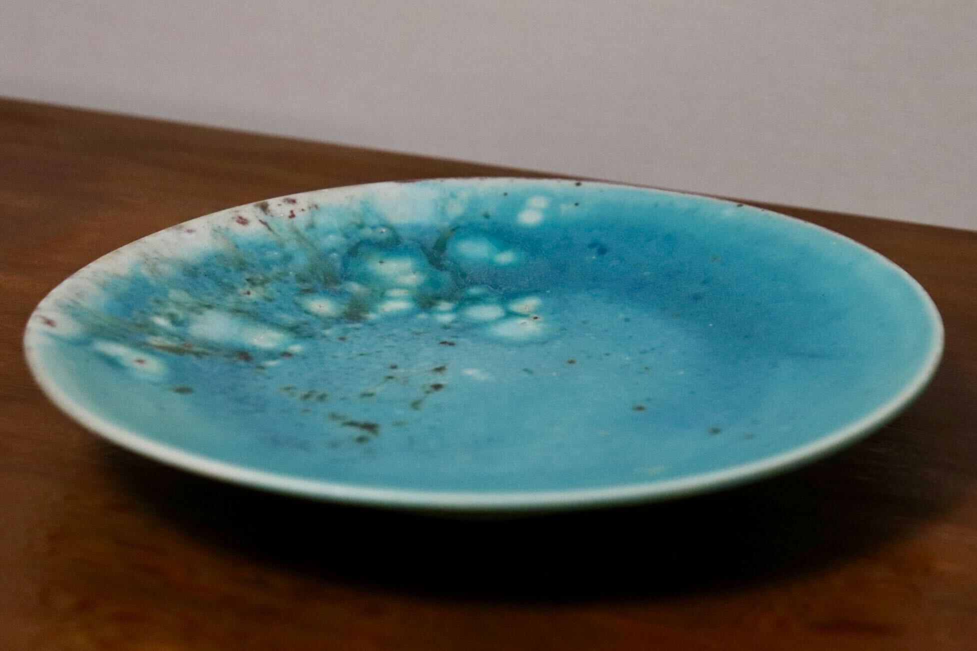 GMIO450B○千代市陶房 清水万佐年 丹波焼 皿 伝統工芸 丹波篠山 陶器 未使用