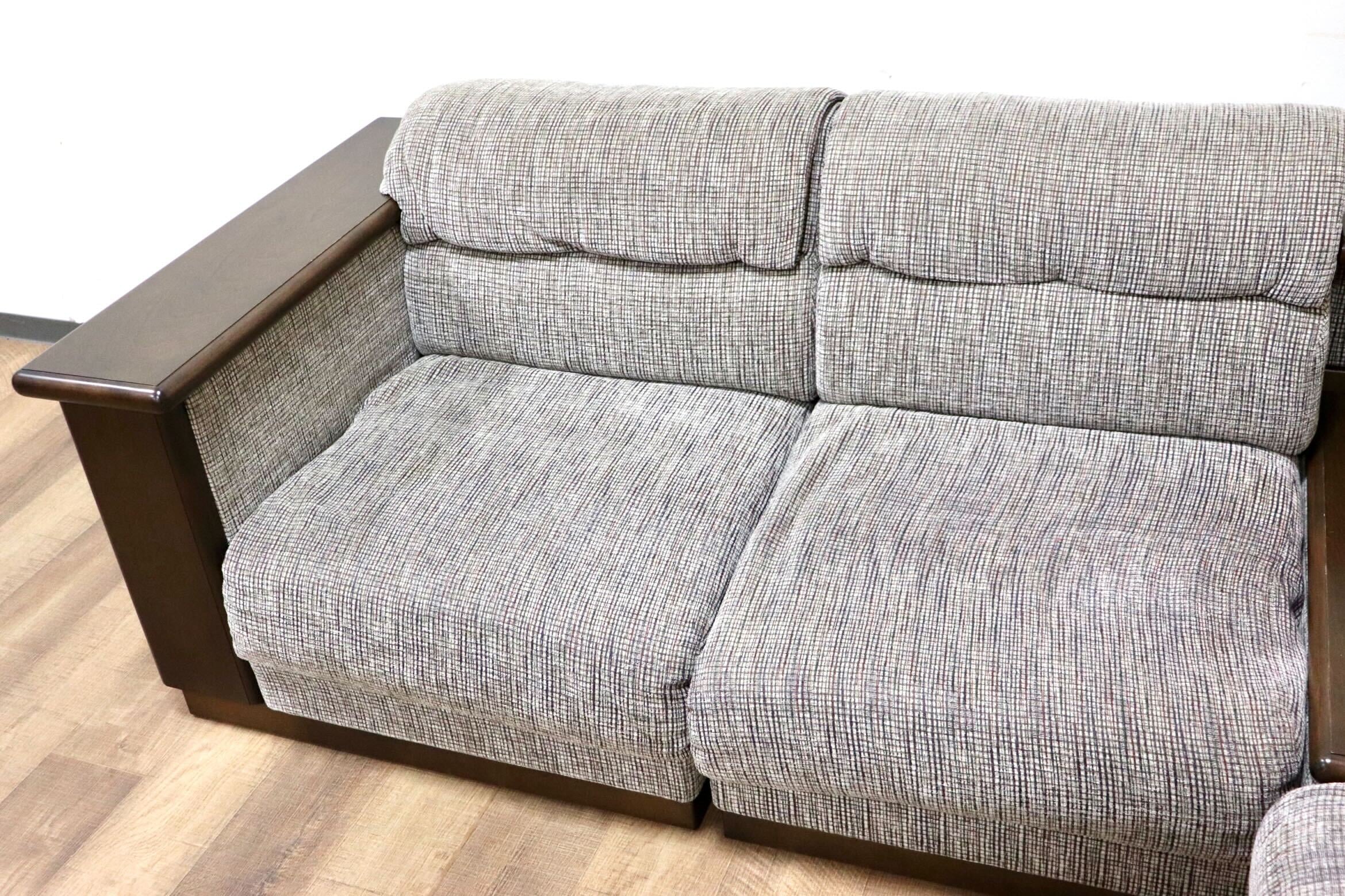 GMGH325○モリシゲ / MORISHIGE 3人掛けソファ トリプルソファ セパレート テーブル コーナーソファ ファブリック 応接 ロビー IDC大塚家具