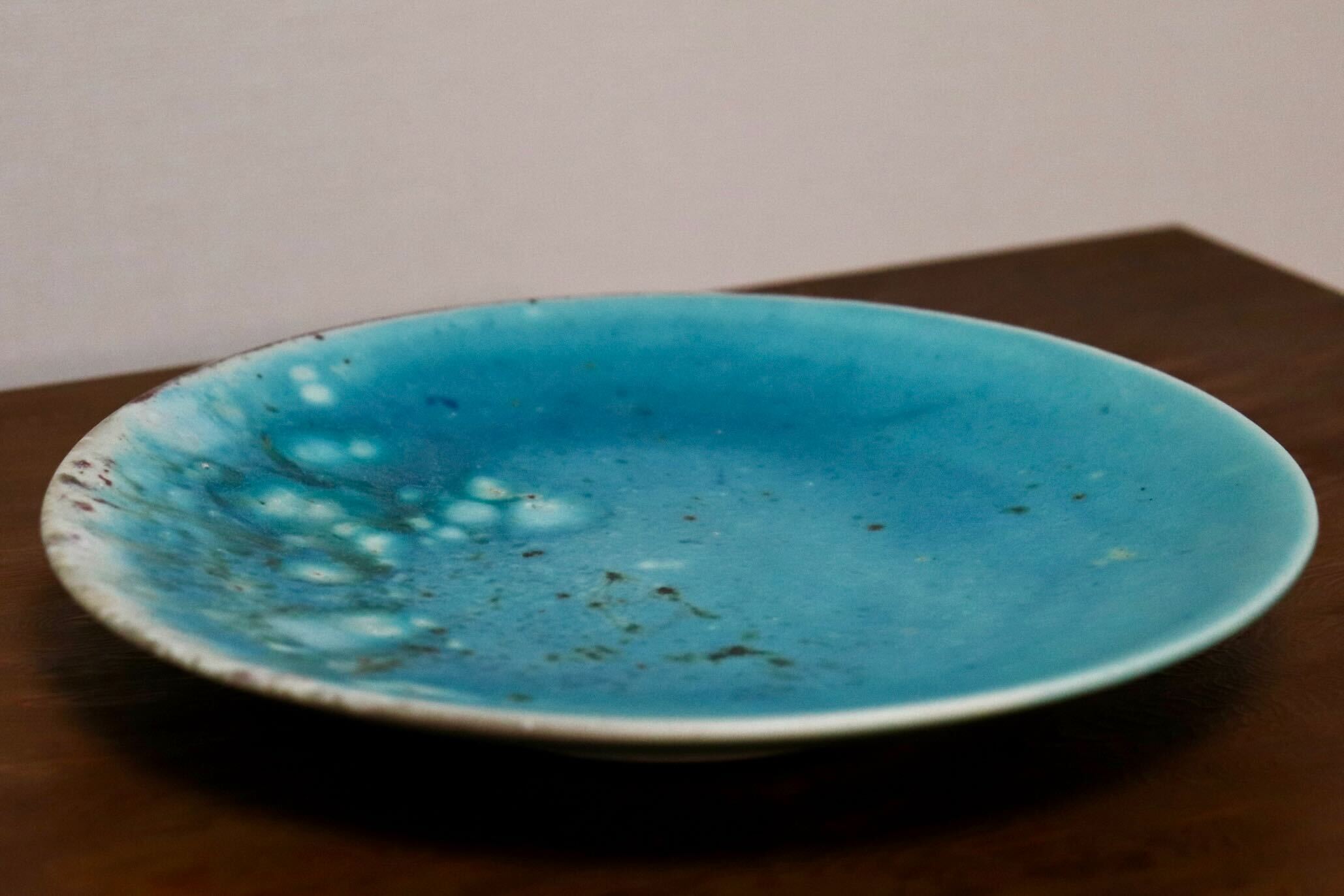 GMIO450B○千代市陶房 清水万佐年 丹波焼 皿 伝統工芸 丹波篠山 陶器 未使用