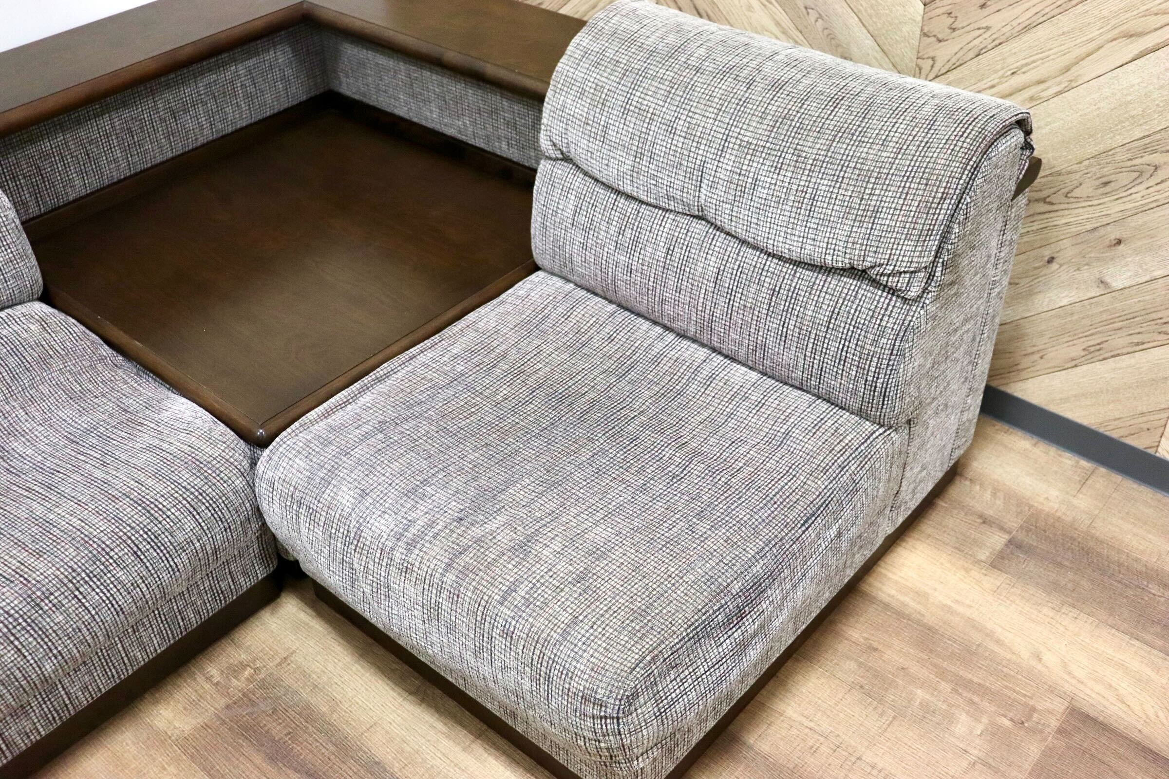 GMGH325○モリシゲ / MORISHIGE 3人掛けソファ トリプルソファ セパレート テーブル コーナーソファ ファブリック 応接 ロビー IDC大塚家具