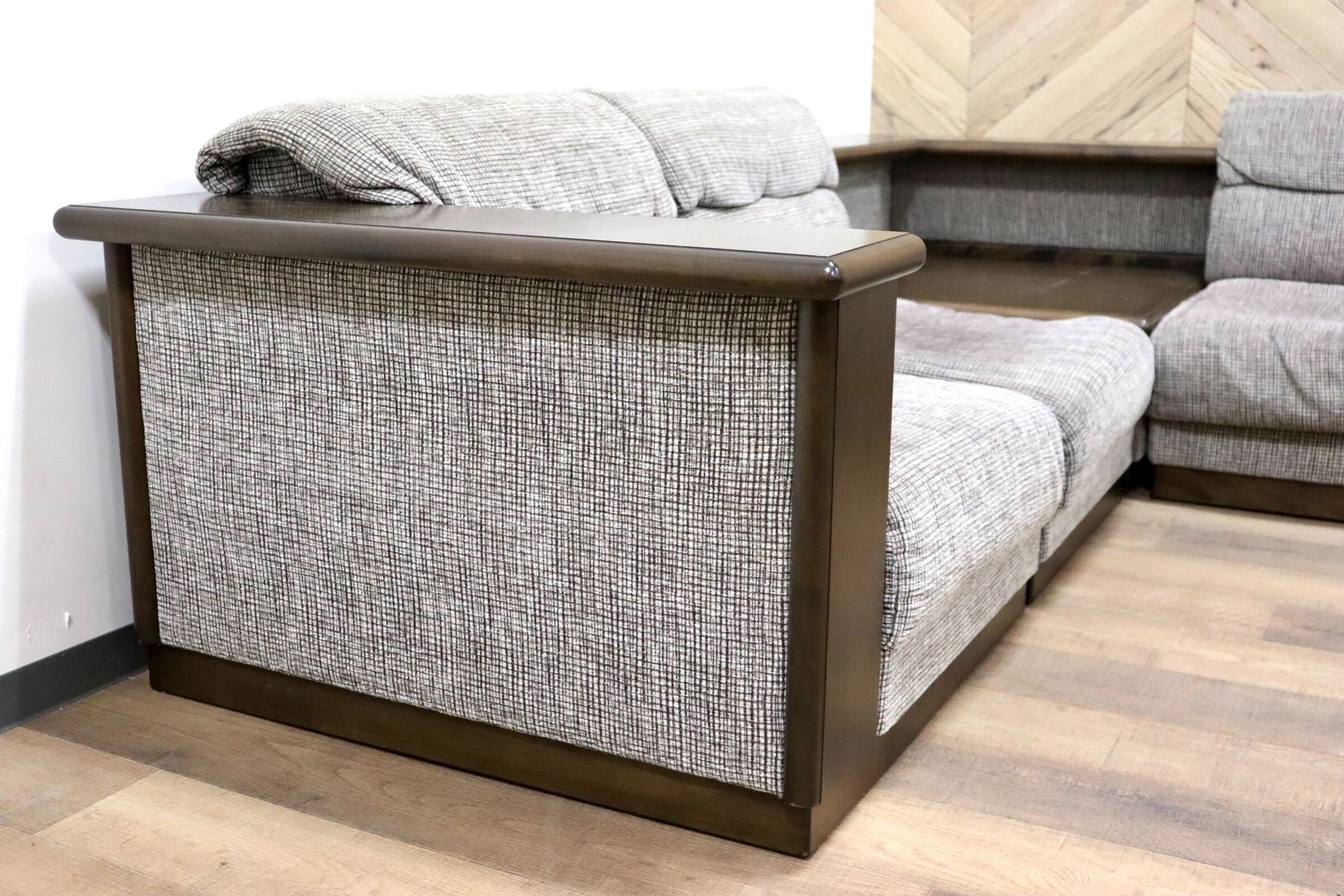 GMGH325○モリシゲ / MORISHIGE 3人掛けソファ トリプルソファ セパレート テーブル コーナーソファ ファブリック 応接 ロビー IDC大塚家具