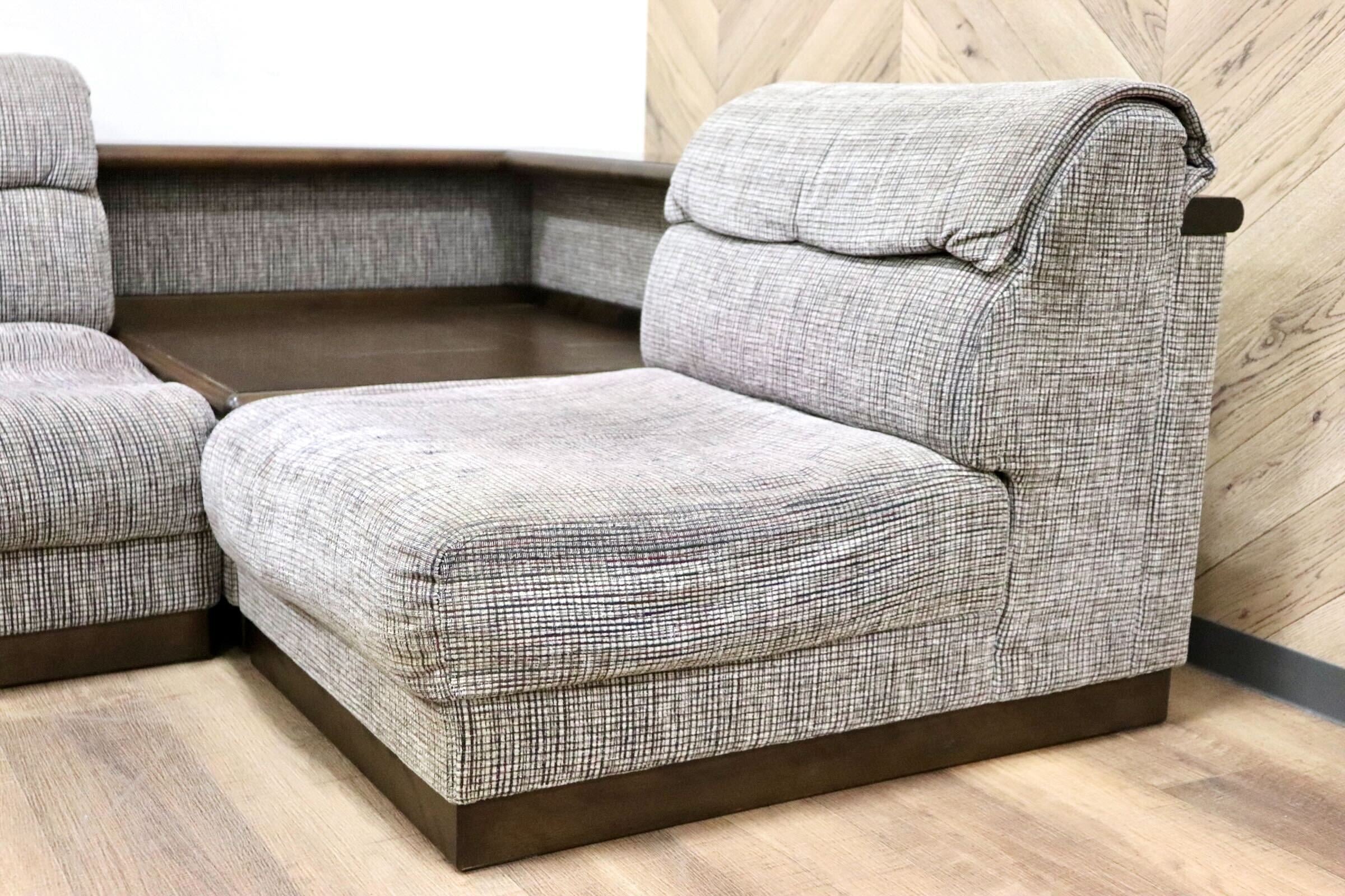 GMGH325○モリシゲ / MORISHIGE 3人掛けソファ トリプルソファ セパレート テーブル コーナーソファ ファブリック 応接 ロビー IDC大塚家具