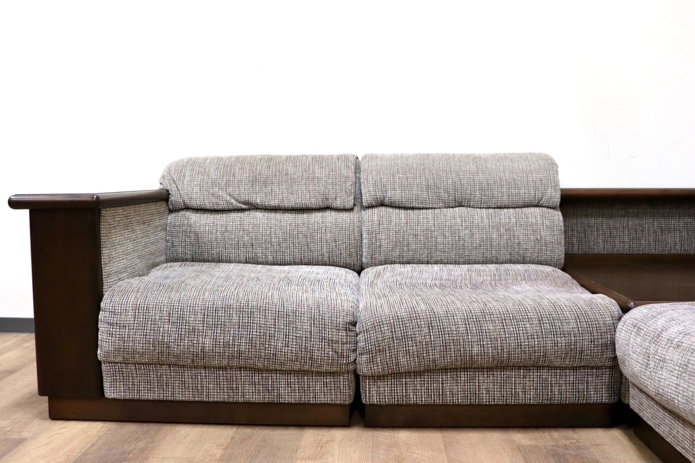 GMGH325○モリシゲ / MORISHIGE 3人掛けソファ トリプルソファ セパレート テーブル コーナーソファ ファブリック 応接 ロビー IDC大塚家具