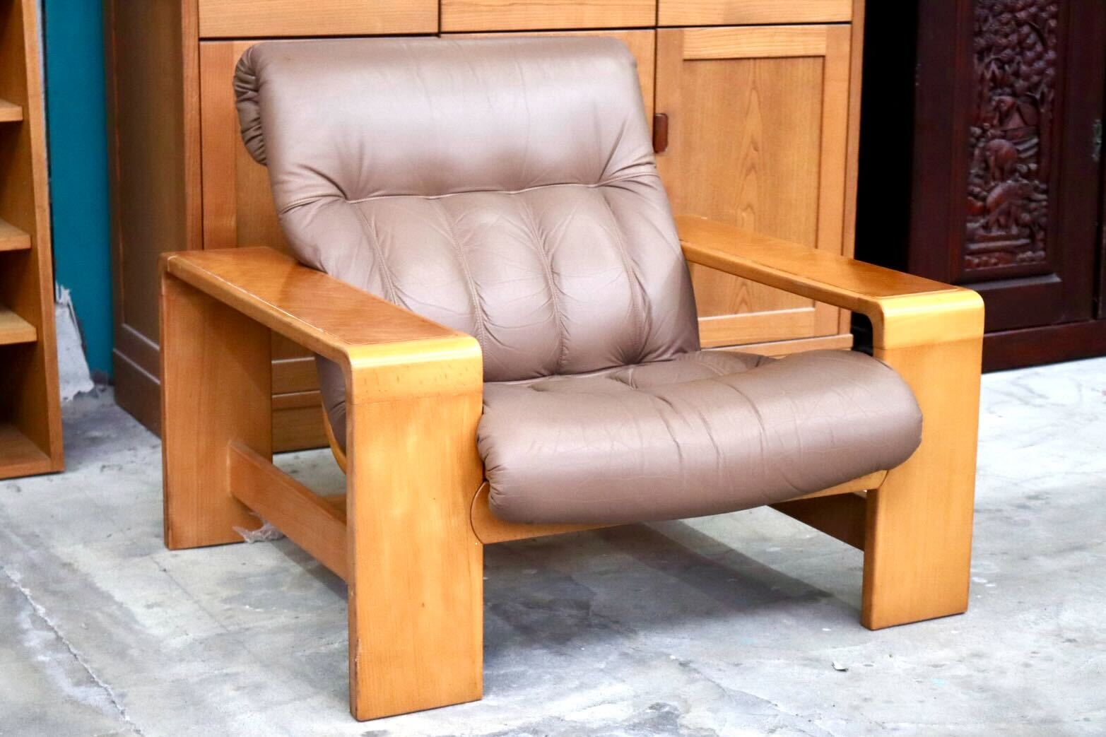 GMIH453F○karimoku / カリモク オールドカリモク ラウンジチェア パーソナルチェア 椅子 シングルソファ モダン ヴィンテージ