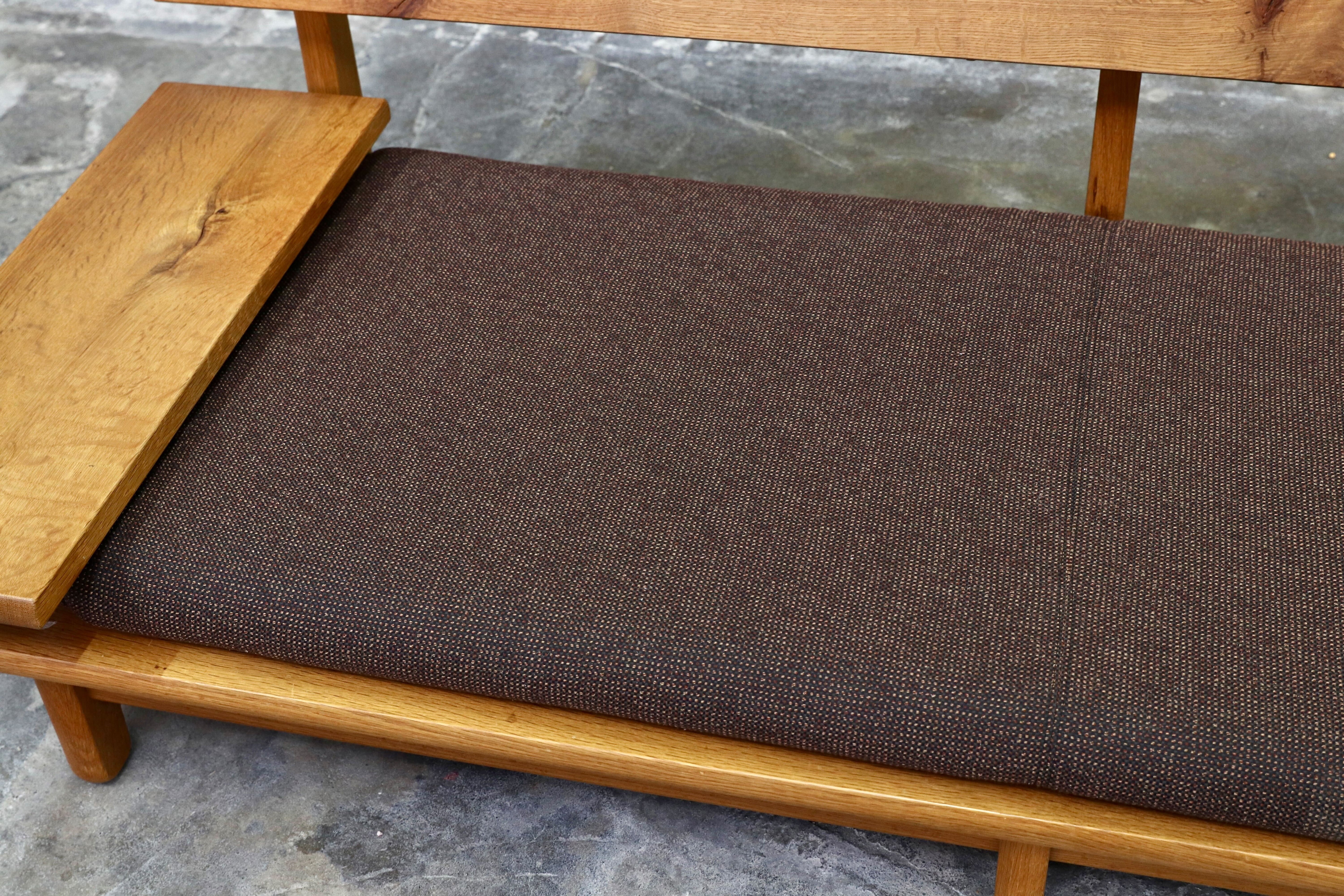 GMIK612A○飛騨産業 / HIDA キツツキ 森のとこば 3人掛けソファ トリプルソファ オーク無垢材 長椅子 IDC大塚家具 節入り 約36万