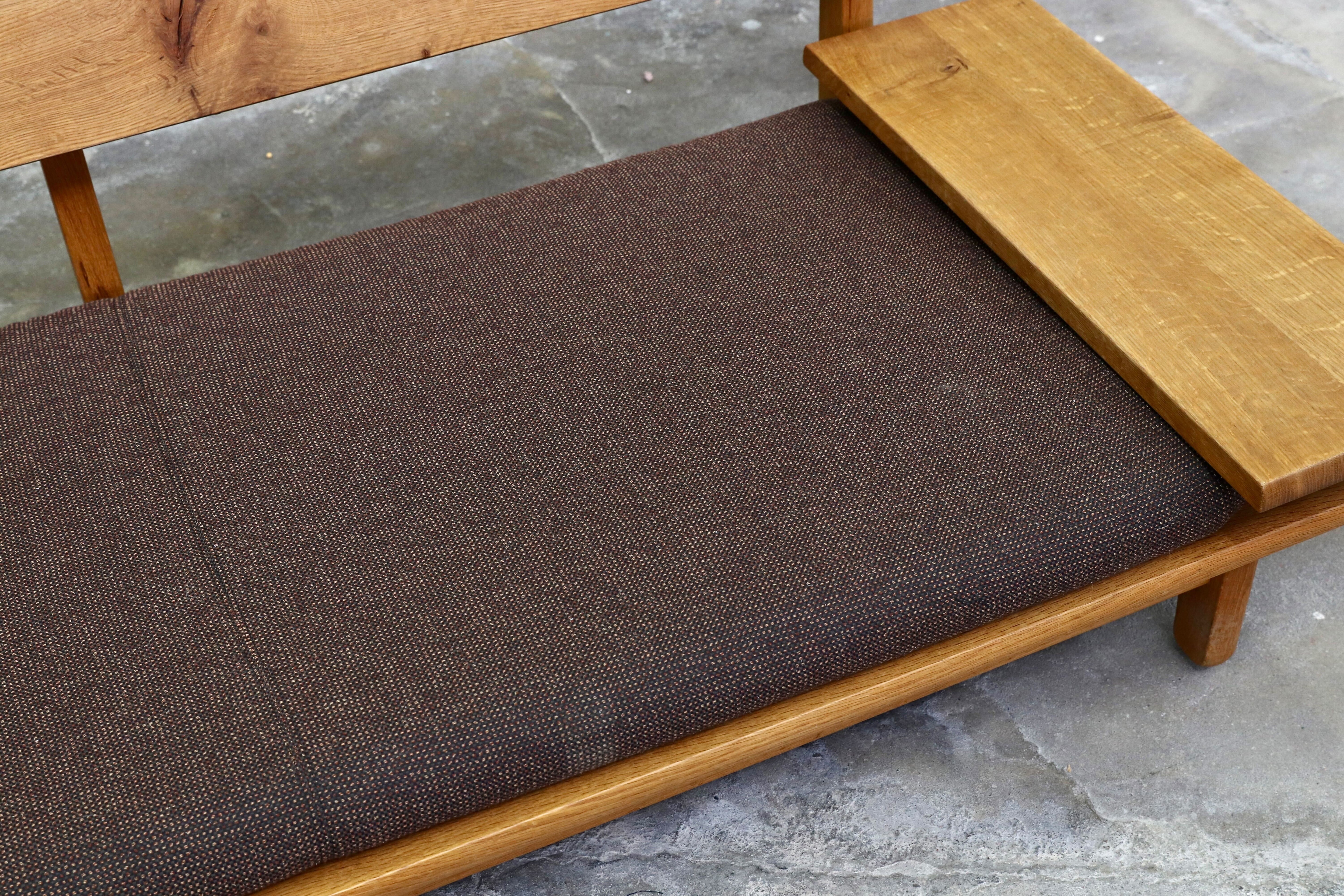 GMIK612A○飛騨産業 / HIDA キツツキ 森のとこば 3人掛けソファ トリプルソファ オーク無垢材 長椅子 IDC大塚家具 節入り 約36万