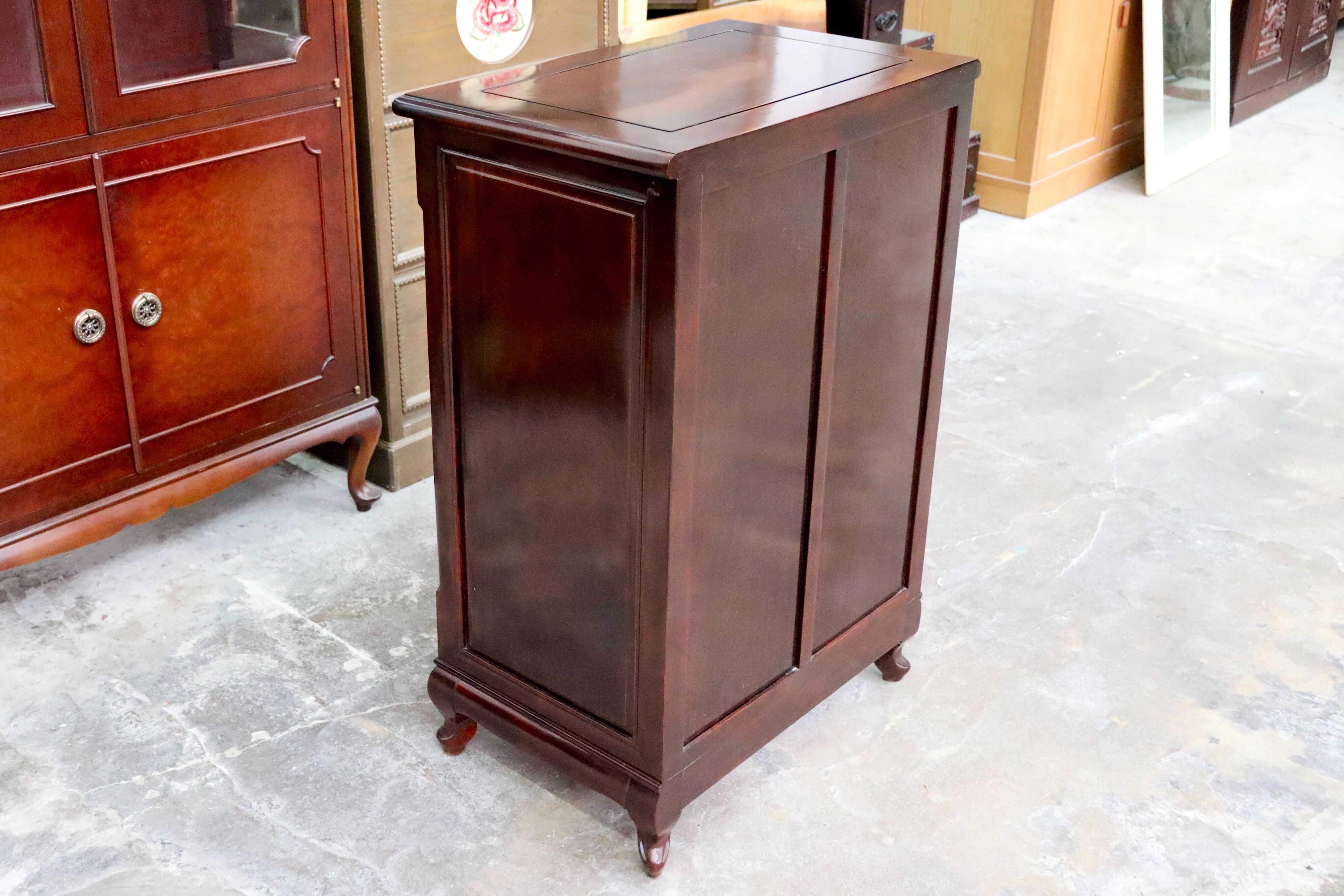 GMIS511○西洋 5段チェスト サイドチェスト 花梨 彫刻 引き出し 猫脚 収納家具 木製 ヨーロピアン クラシック レトロ