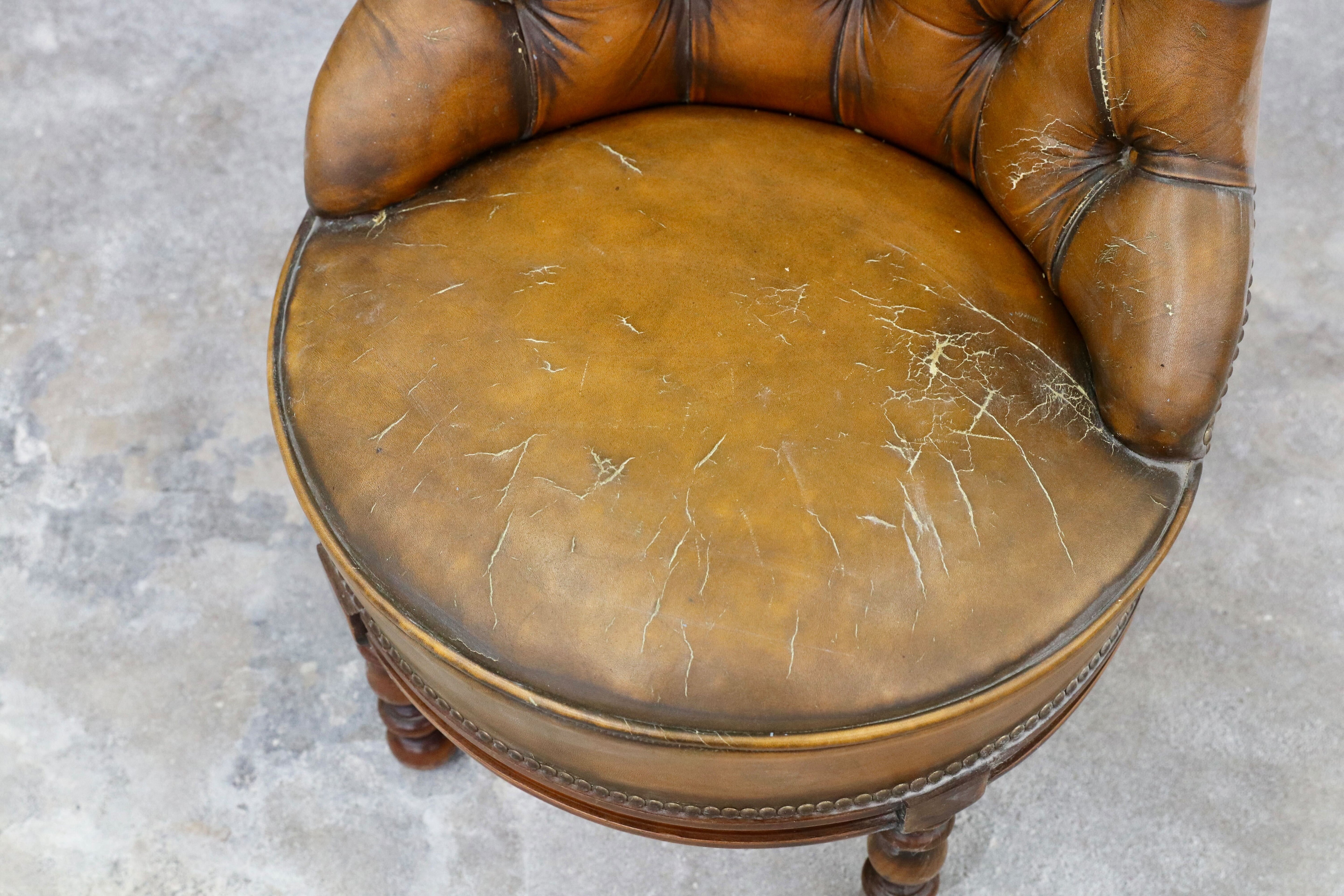 GMHS368A○VARO.S.A. VALENTI / バロッサバレンティ ドール メイトチェア 椅子 スペイン最高峰 本革 クラッシック ヴィンテージ 定価約35万