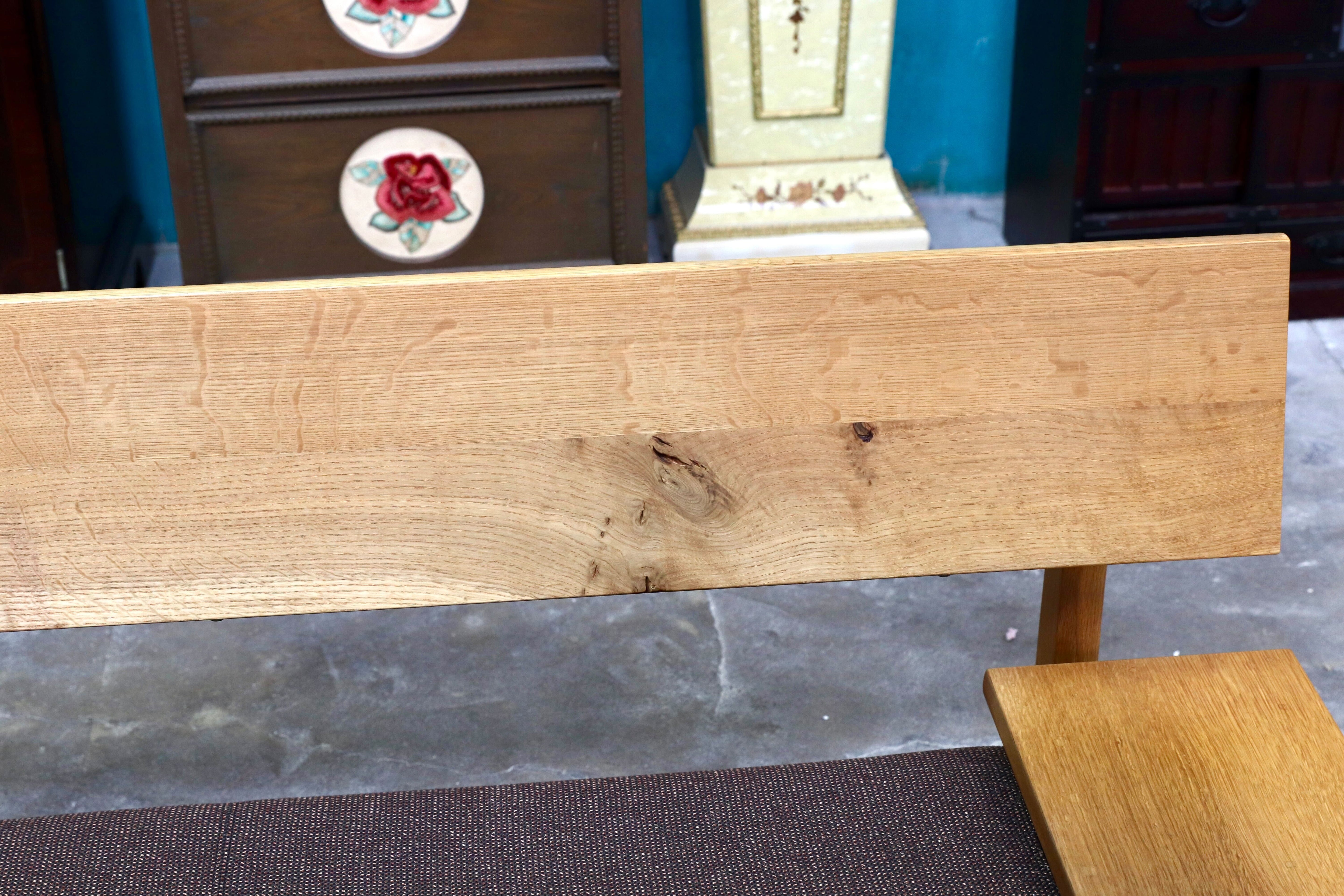 GMIK612B○飛騨産業 / HIDA キツツキ 森のとこば 2人掛けソファ ラブソファ オーク無垢材 長椅子 IDC大塚家具 節入り 約33万