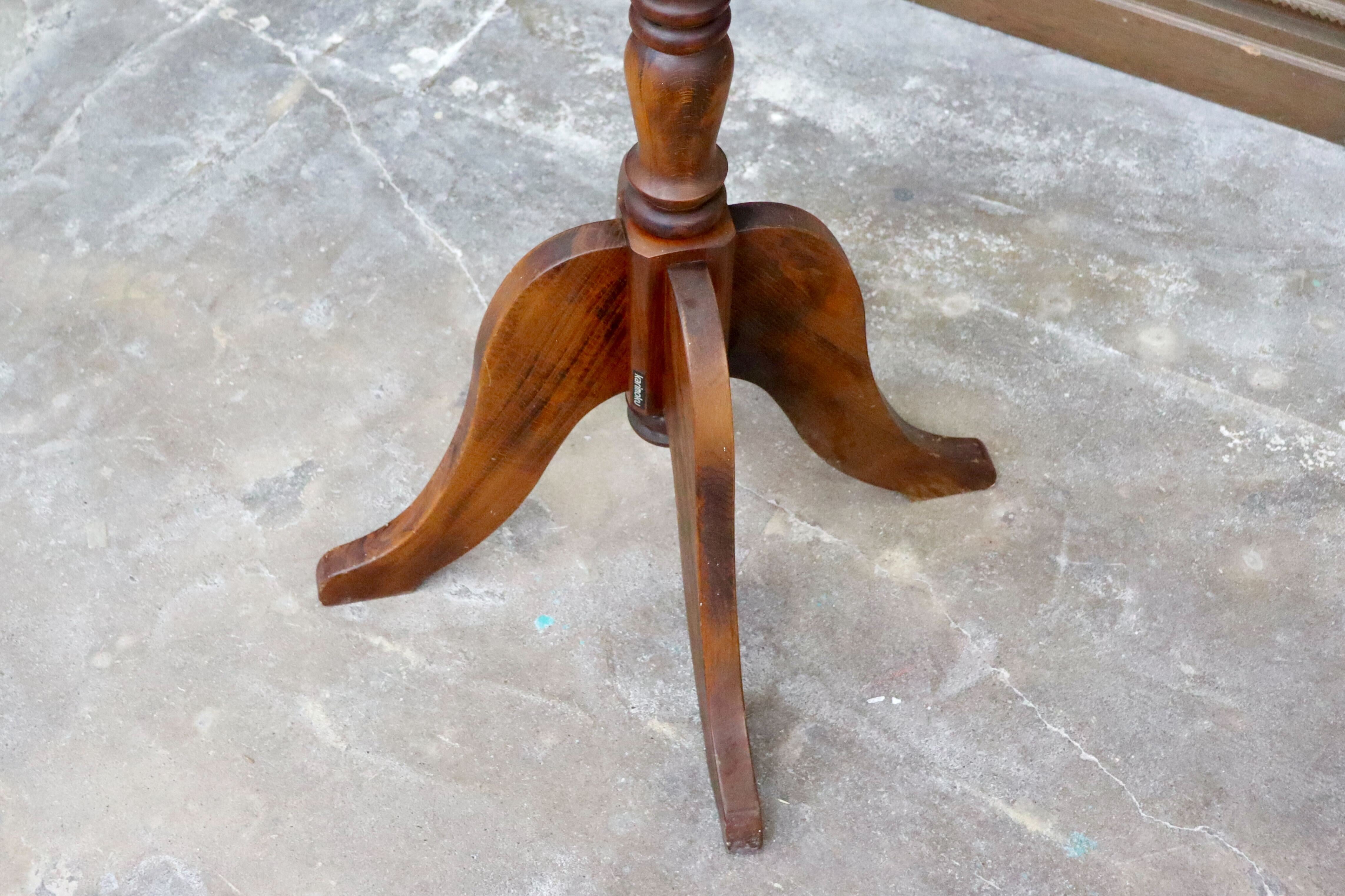 GMIS507○karimoku / カリモク コロニアル コートハンガー ポールハンガー 帽子掛け ポールスタンド レトロ 国産家具